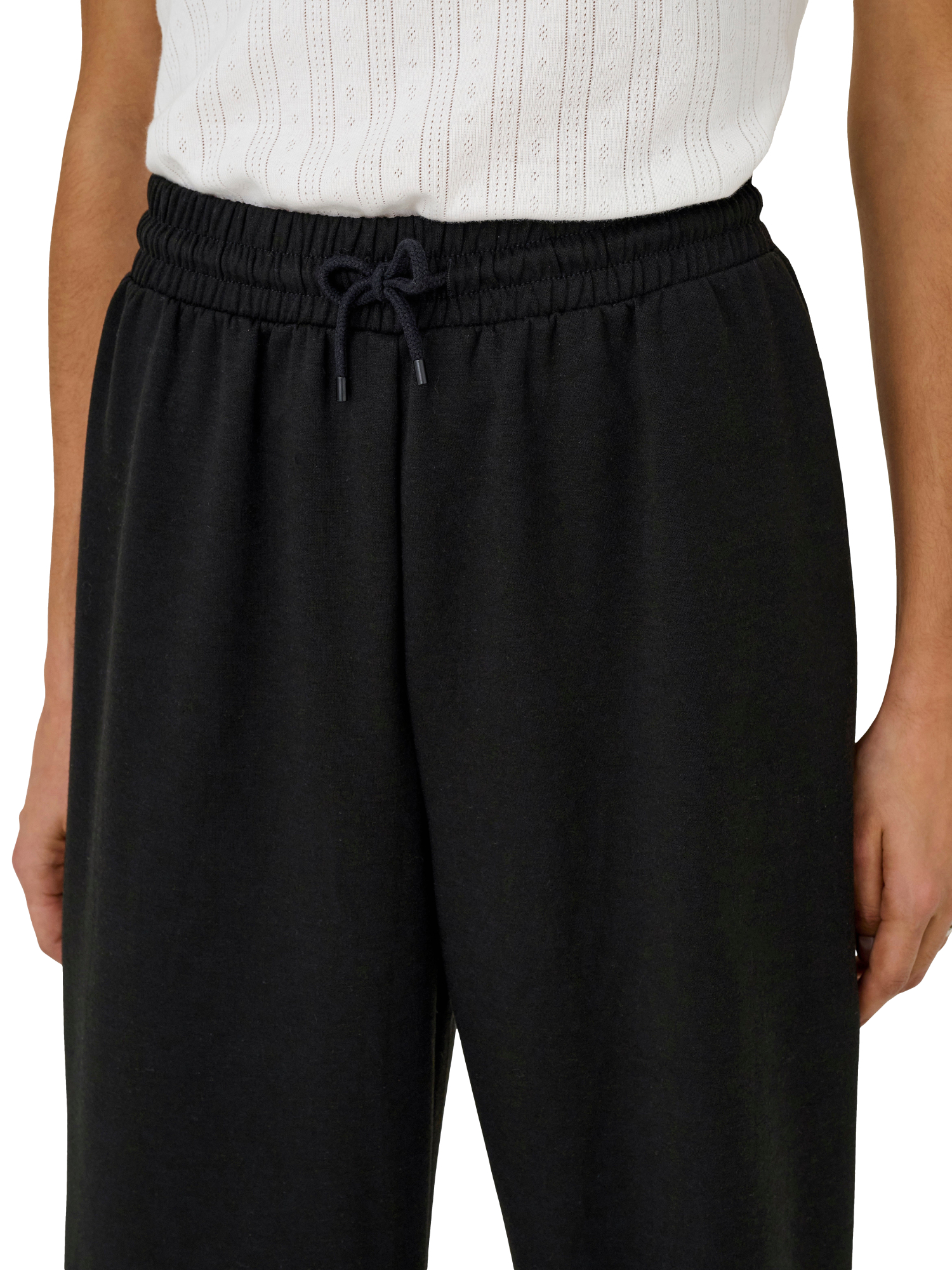 Штани жіночі ONLY Onlscarlett Wide Pant Swt Noos 15346400 M чорніфото