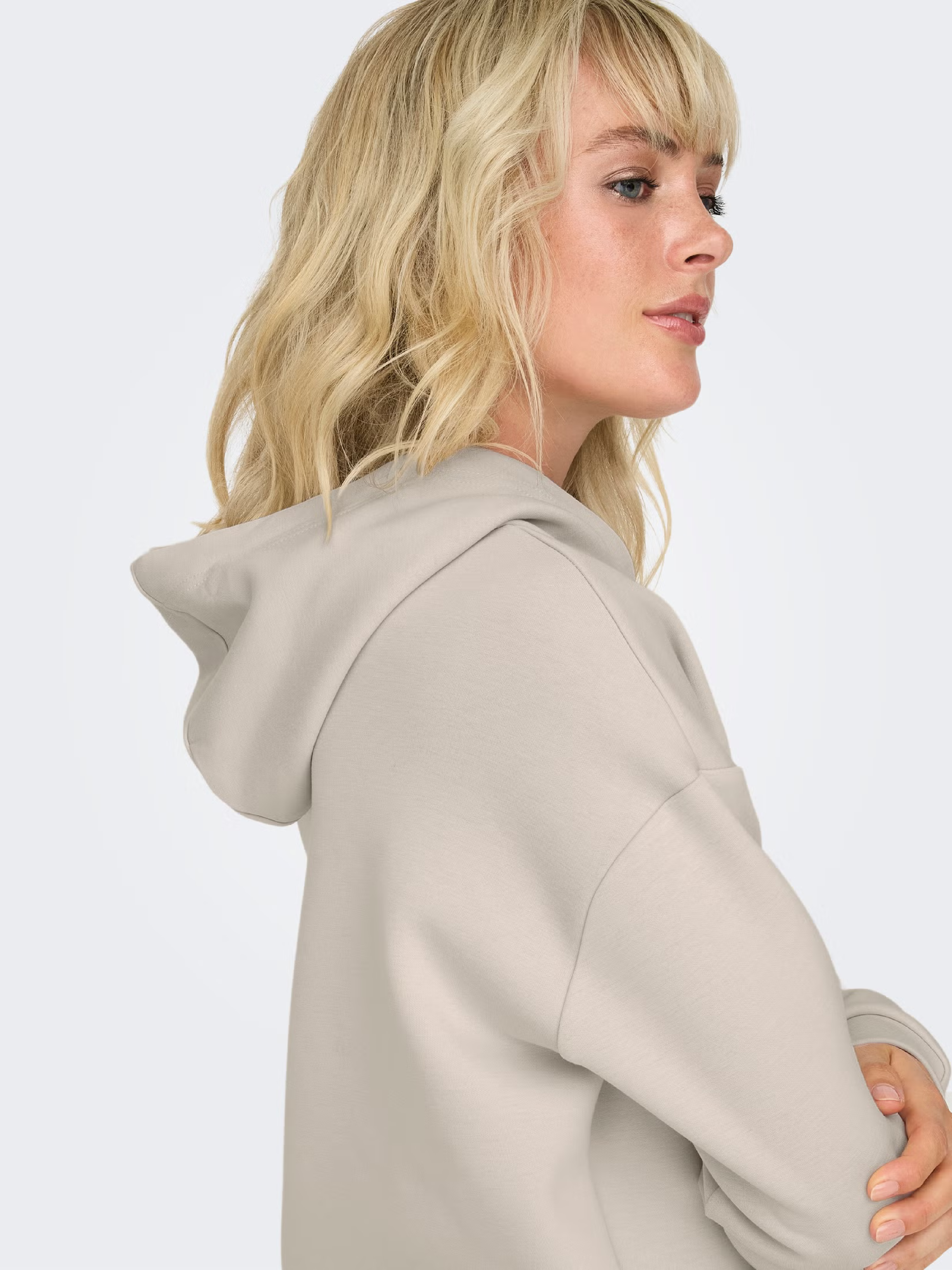 Худі жіноче Only Play Onplounge Hood Ls Swt Noos 15245850 M бежевефото