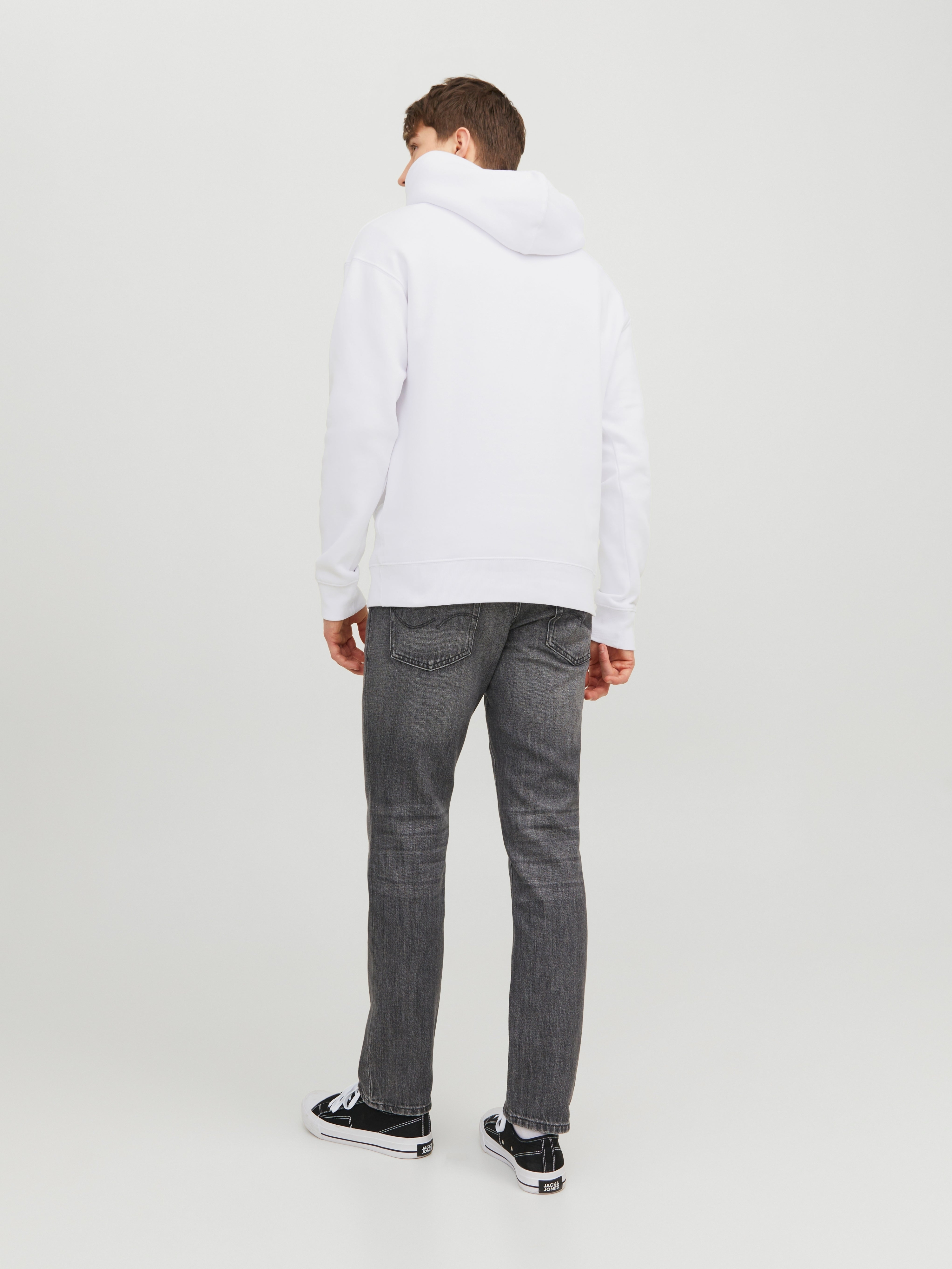 Худи мужское Jack &amp; Jones Jjestar Jj Sweat Hood Noos 12233972 L белое фото 