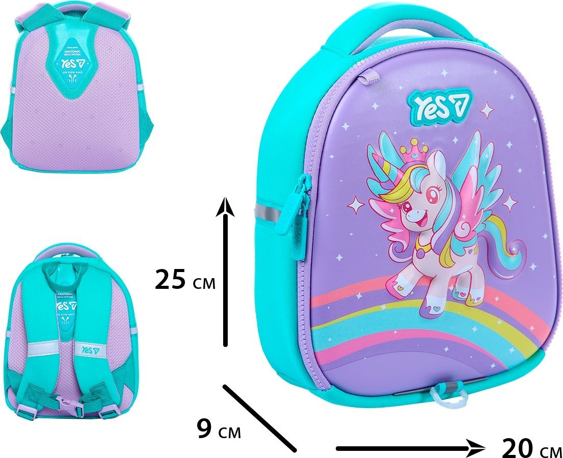 Рюкзак дитячий Yes K-33XXS Happy Unicorn (550435) фото4
