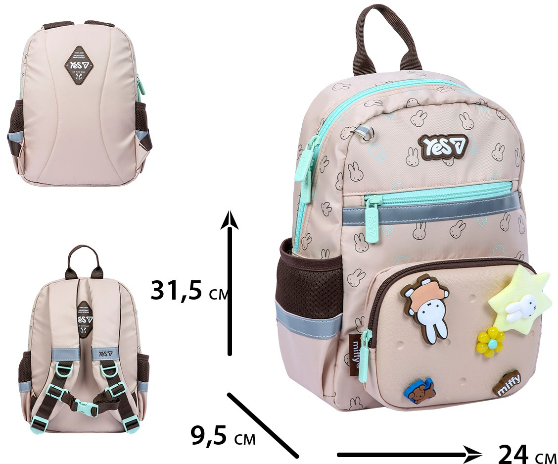 Рюкзак дитячий Yes K-45XS Miffy (550525) фото4