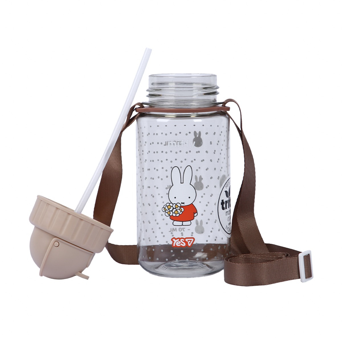 Пляшка для води Yes Miffy 360 мл (708839)фото
