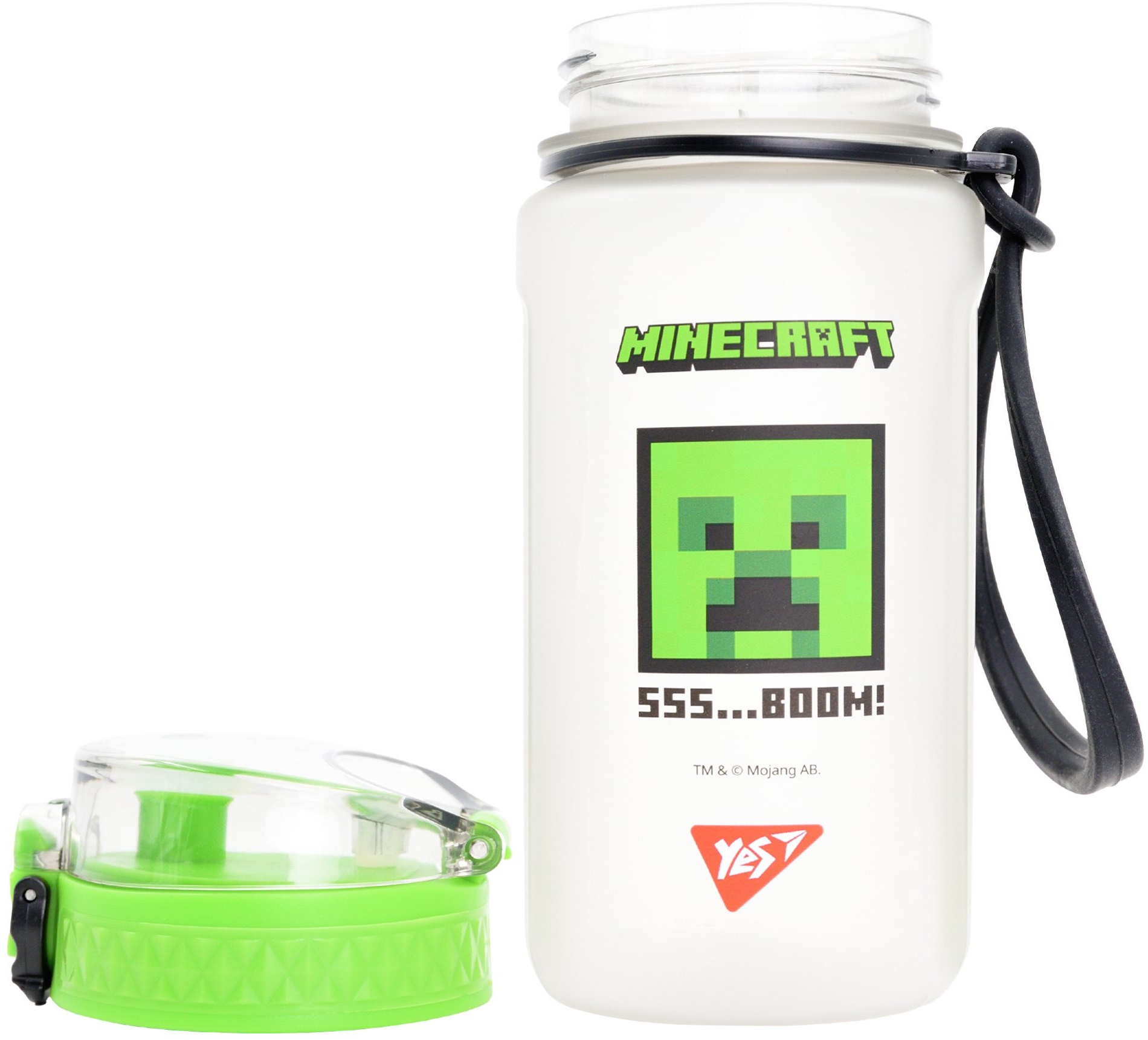 Пляшка для води Yes Minecraft.Boom 500 мл, софт тач (708320) фото