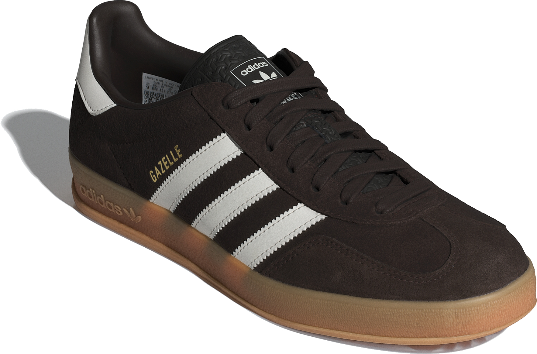Кеды Adidas Gazelle Indoor HQ5152 37,5 (4,5 UK) темно-коричневые фото 4