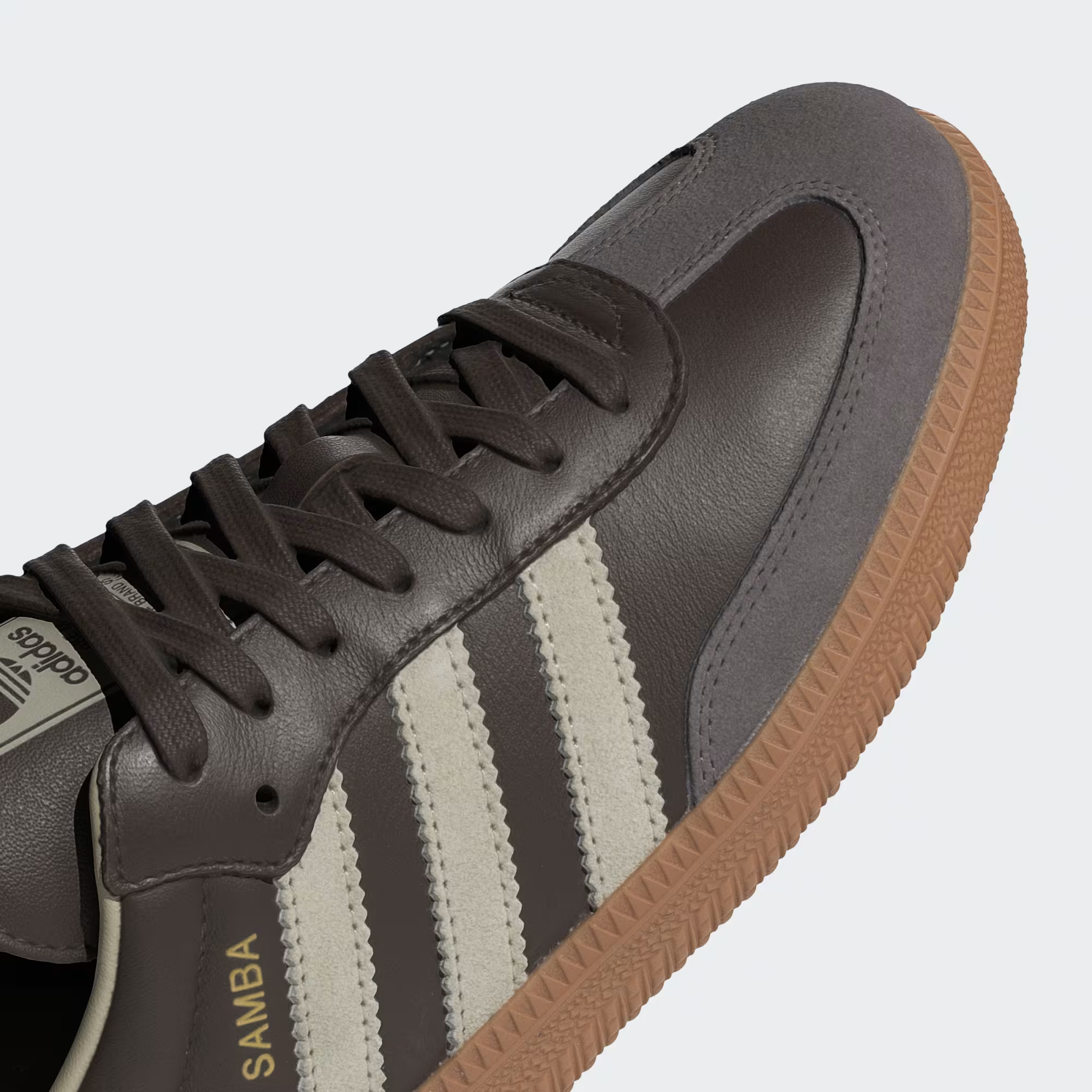 Кеды Adidas Samba OG ID1481 38 (5 UK) коричневые фото 
