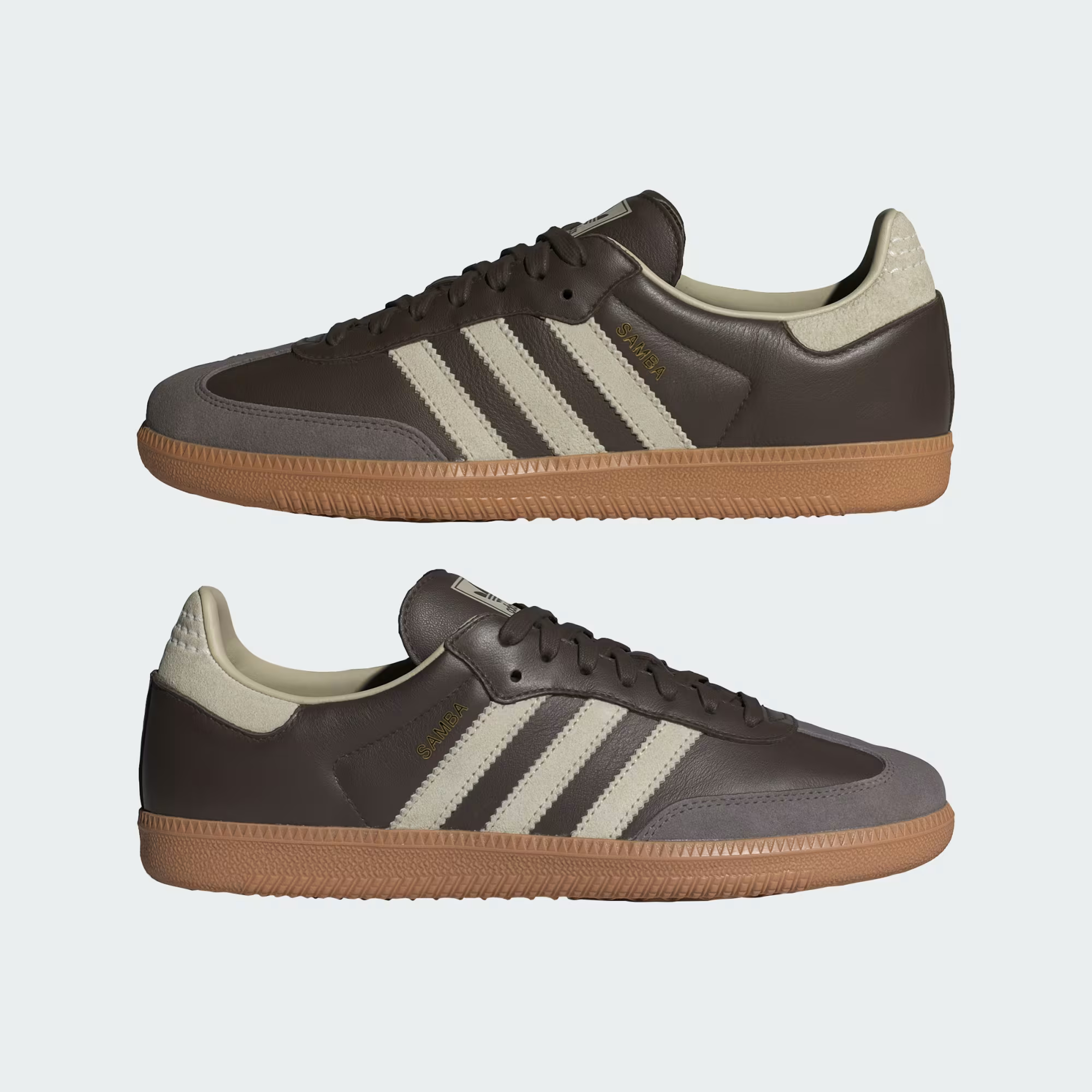 Кеды Adidas Samba OG ID1481 40 (6,5 UK) коричневые фото 