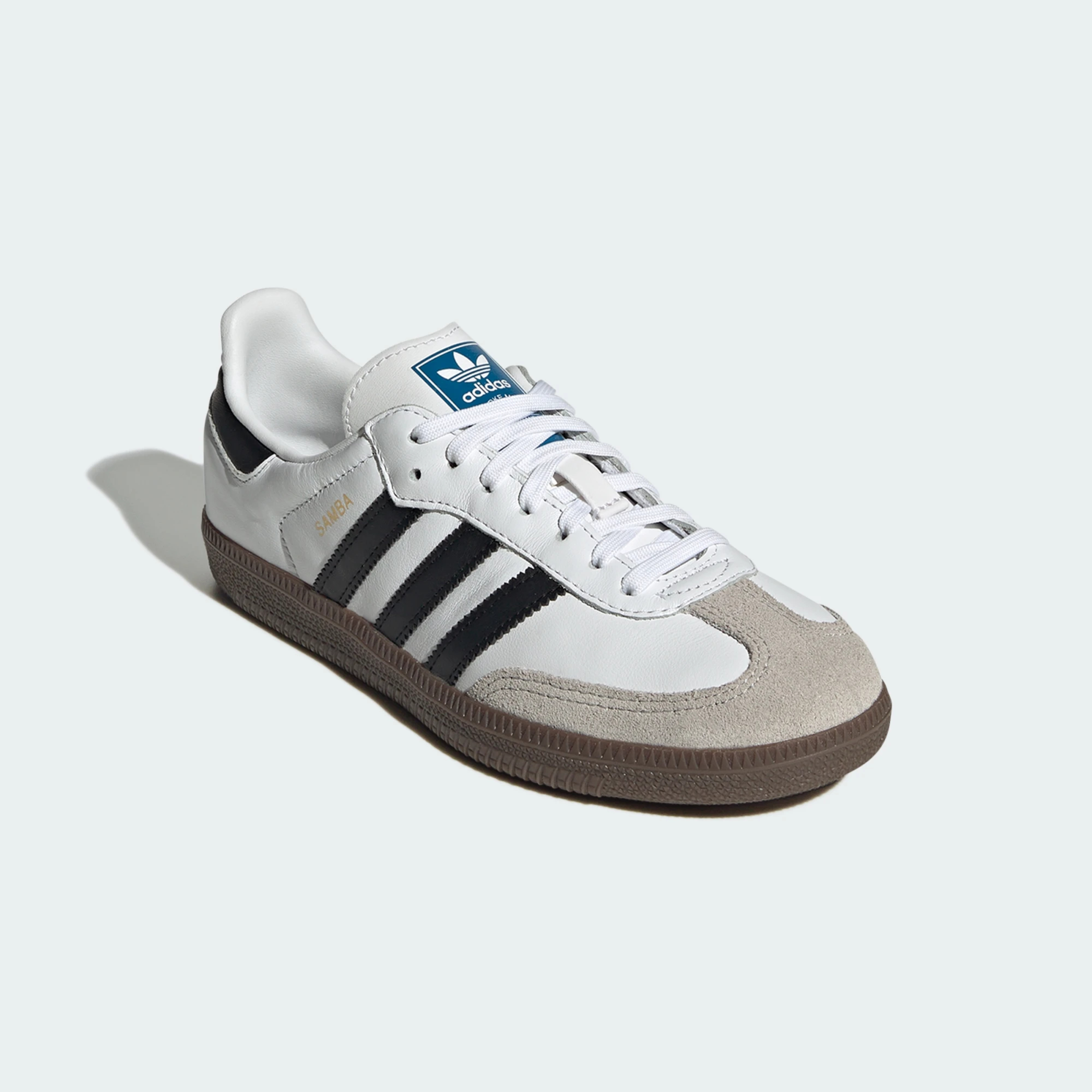 Кеды детские Adidas Samba OG C IE3677 33 (33 UK) белые фото 