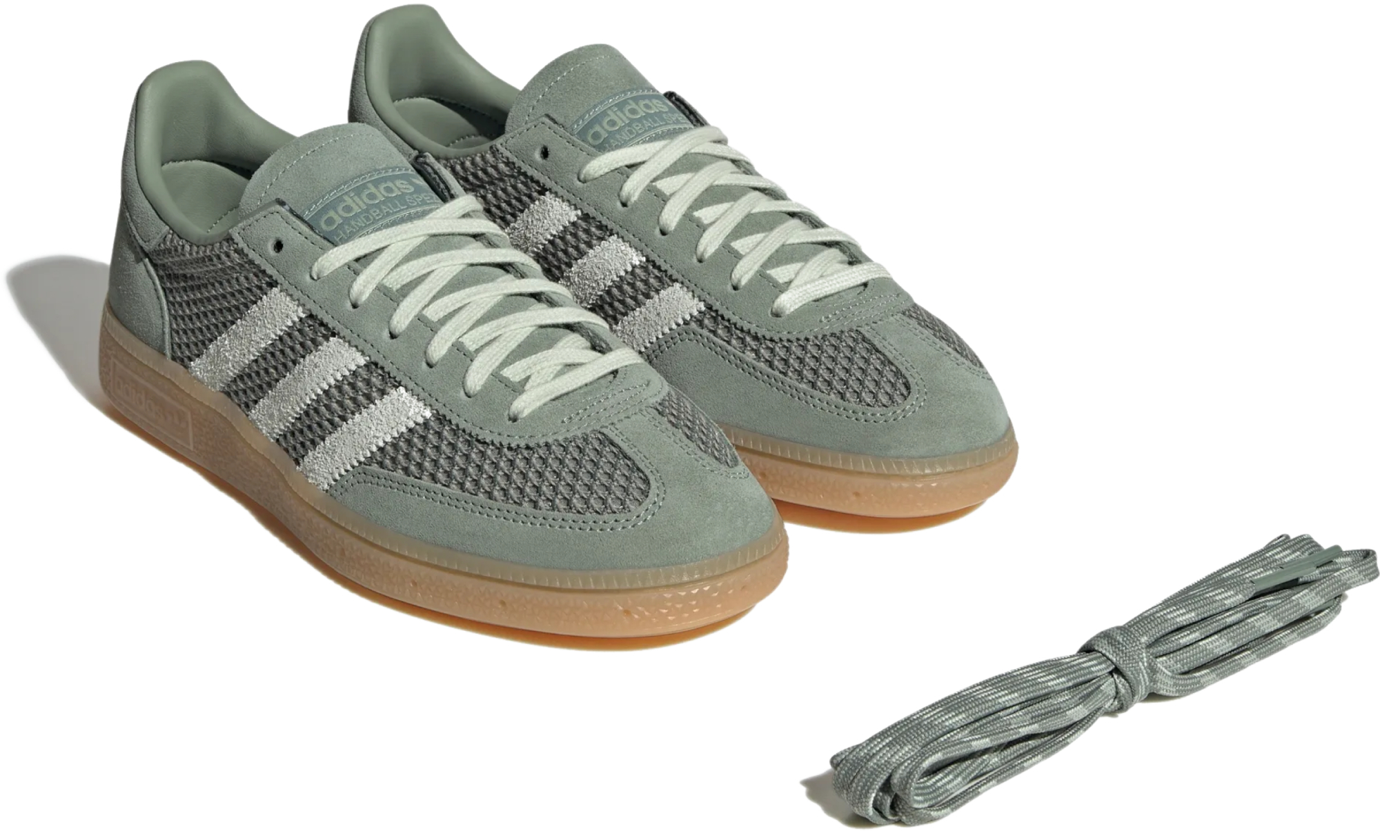 Кеды женские Adidas Handball Spezial W IH1514 40 (6,5 UK) оливковые фото 