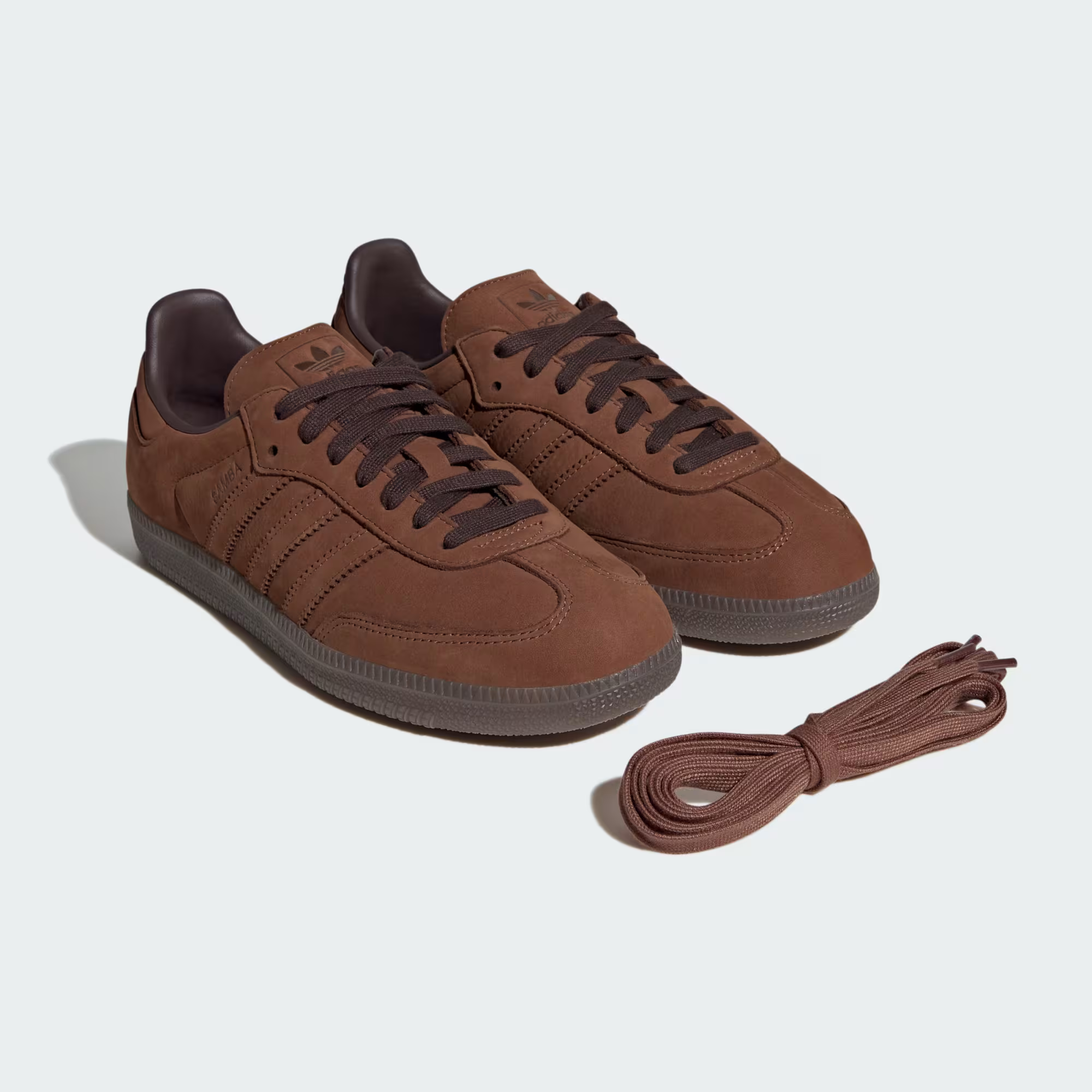 Кеды Adidas Samba OG IH4387 39,5 (6 UK) шоколадные фото 