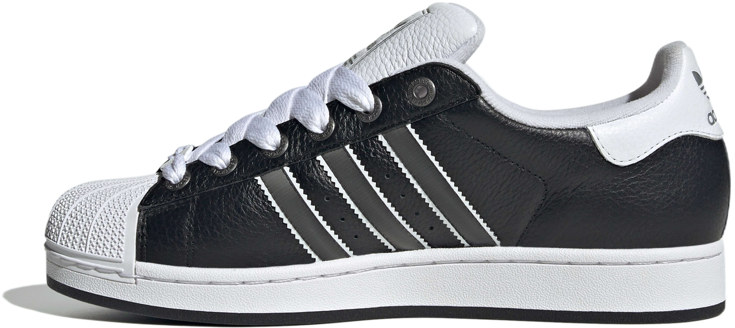Кеды подростковые Adidas Superstar II J JQ0314 35,5 (3 UK) черные фото 