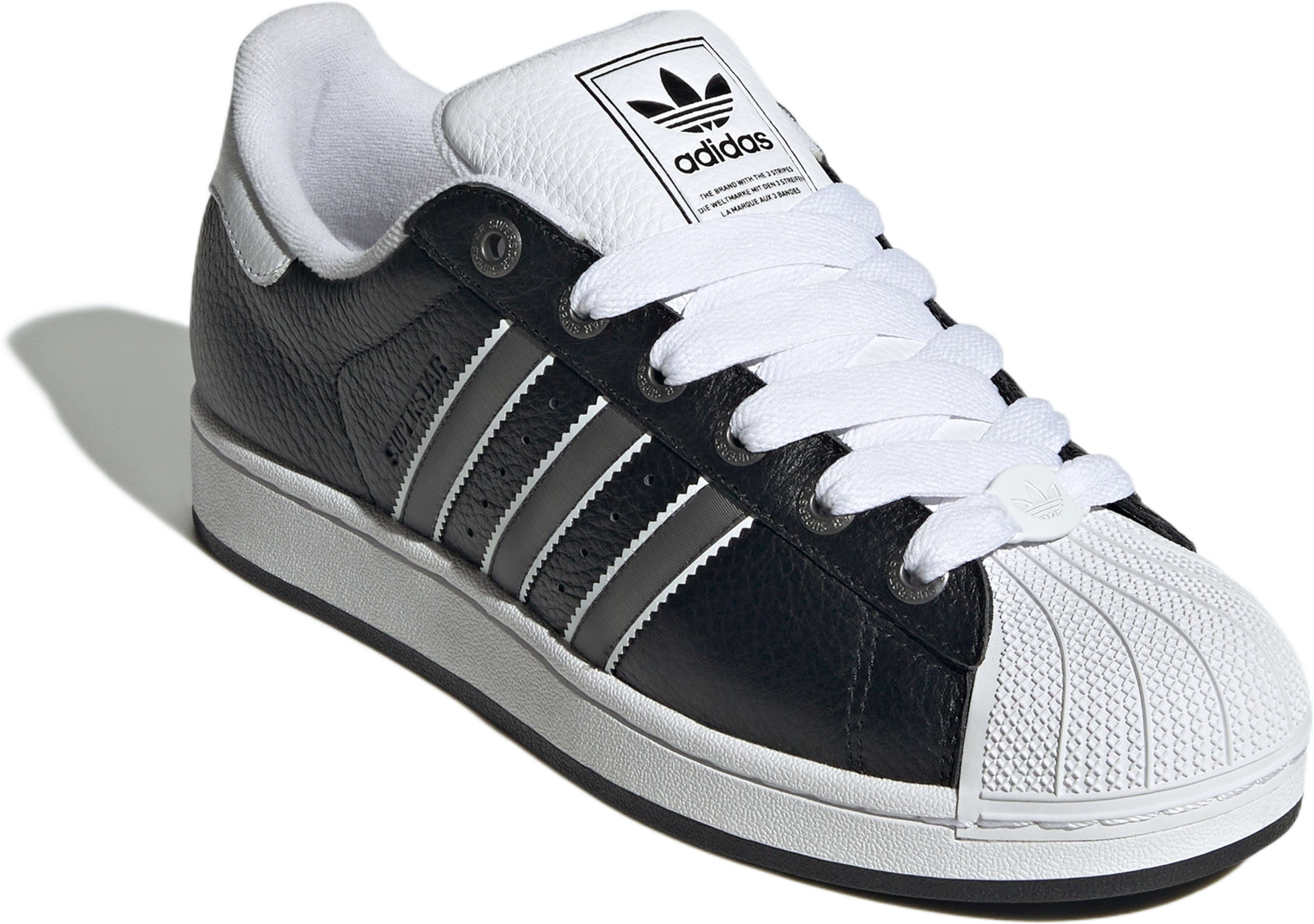 Кеды подростковые Adidas Superstar II J JQ0314 36,5 (4 UK) черные фото 