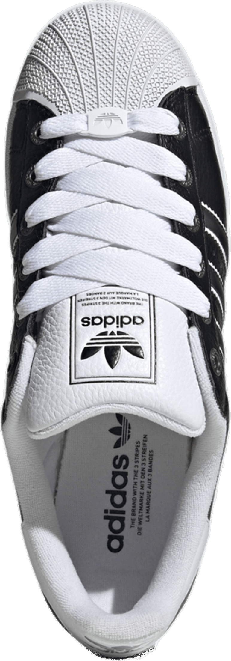 Кеды подростковые Adidas Superstar II J JQ0314 36,5 (4 UK) черные фото 