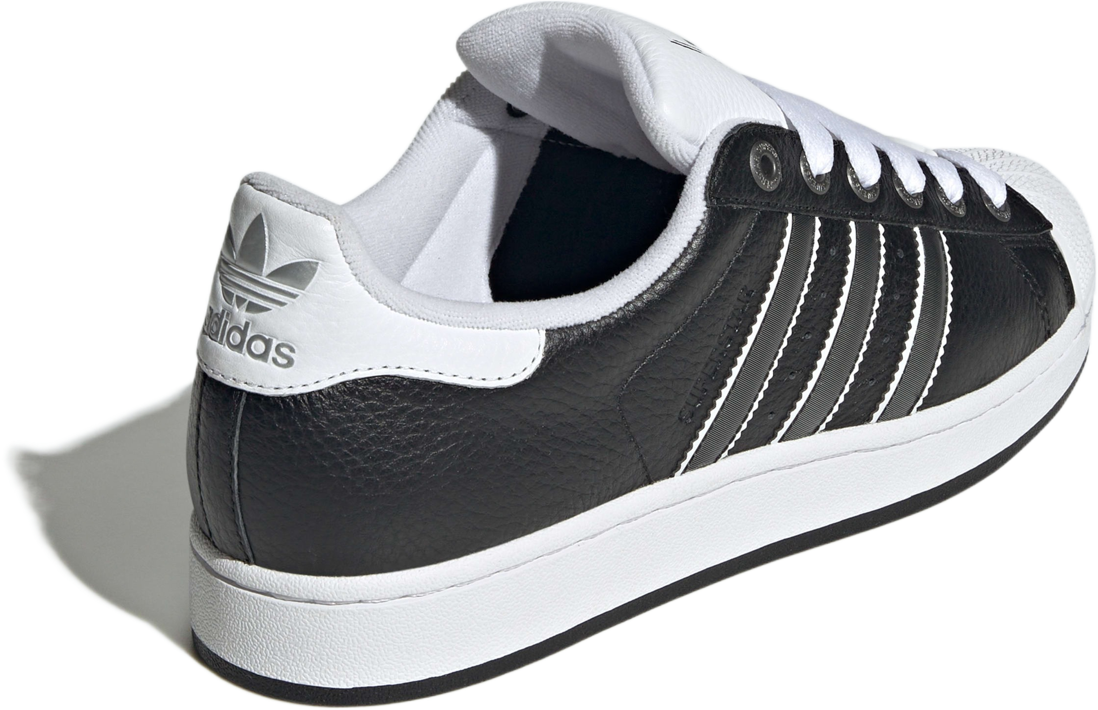 Кеды подростковые Adidas Superstar II J JQ0314 38 (5 UK) черные фото 