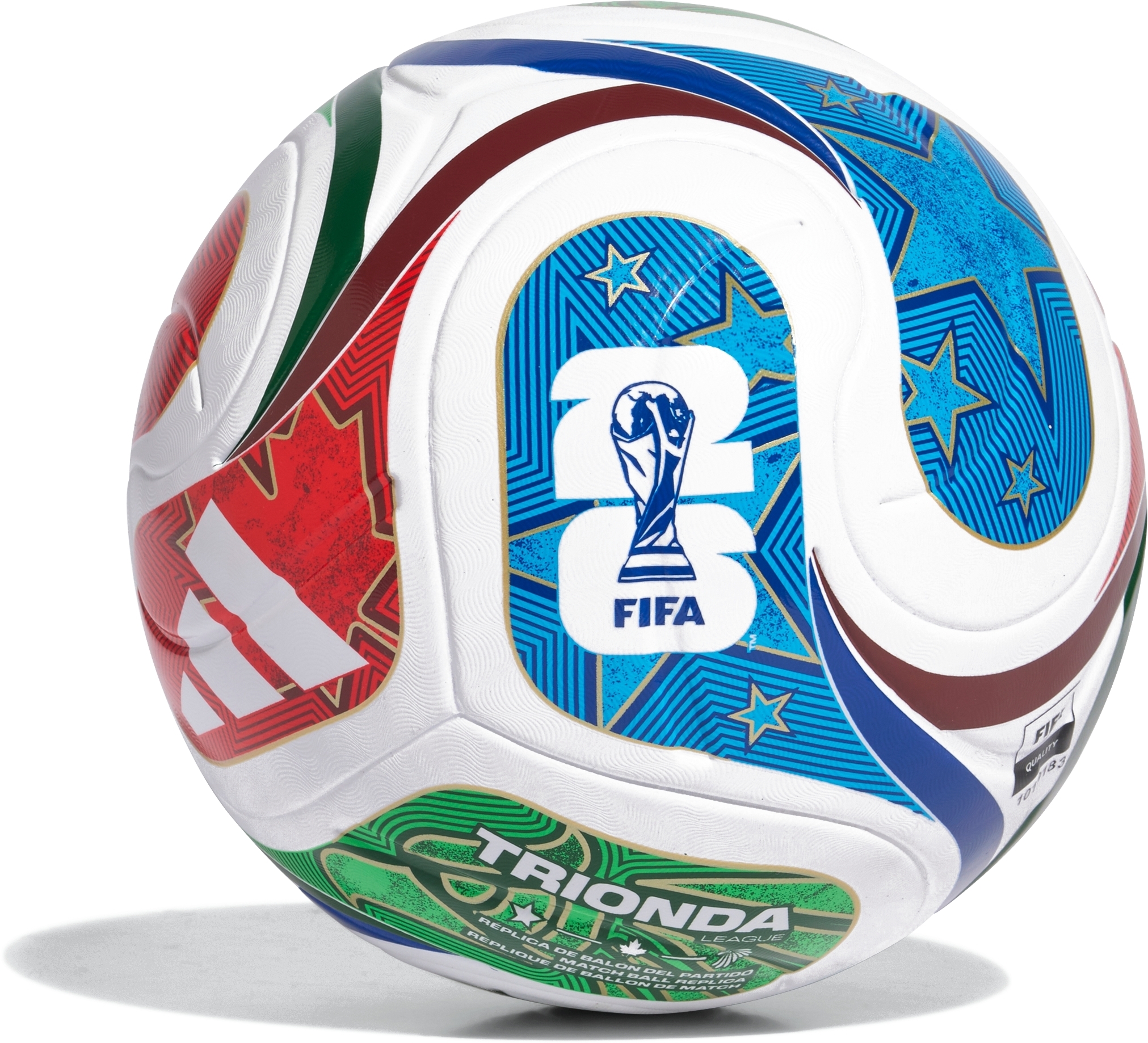 Мяч футбольный Adidas World Cup League Ball 2026 JD8045 5 Белый (4068811943974) фото 2