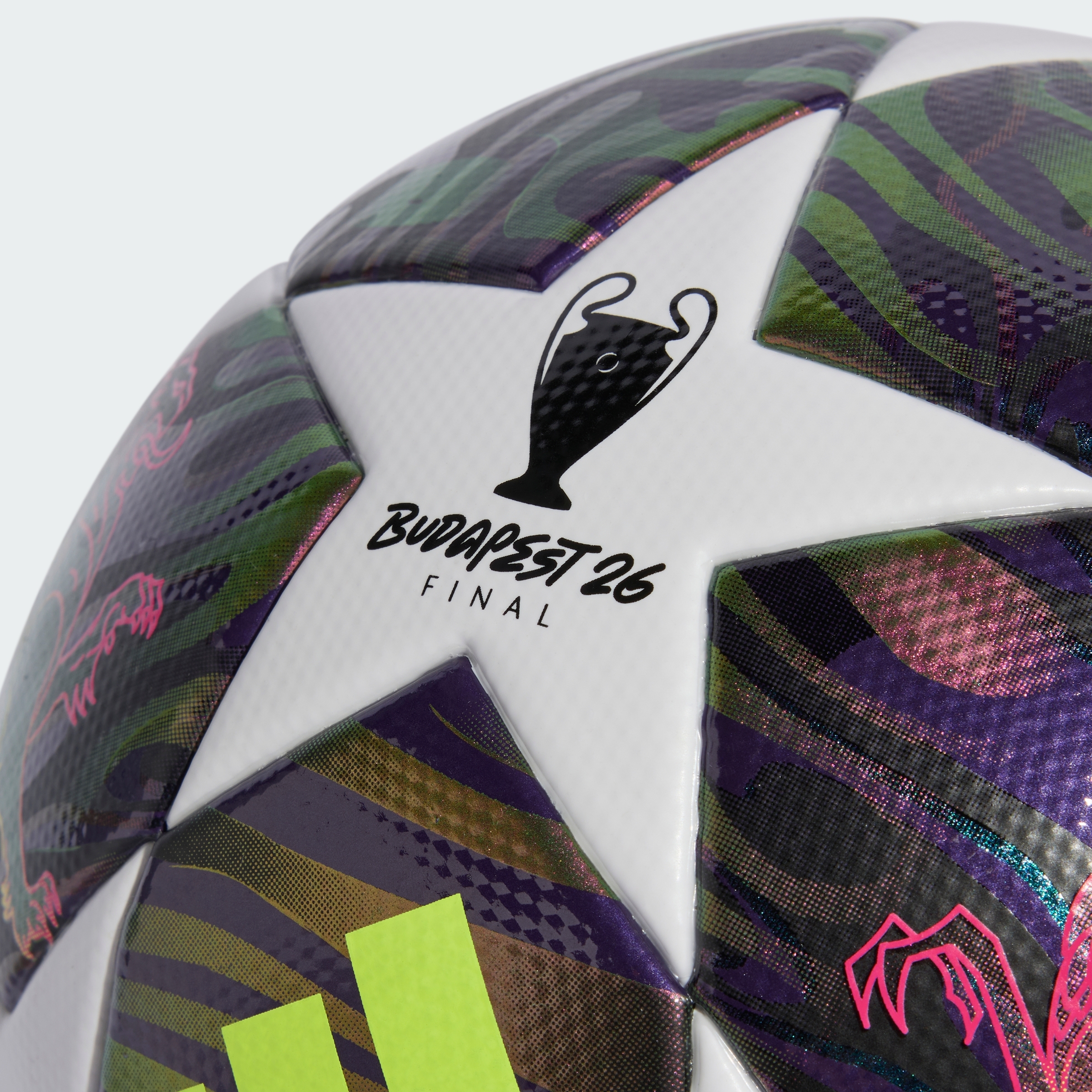 М'яч футбольний Adidas Ucl Lge F JX9095 5 Фіолетовий (4068815110204)фото
