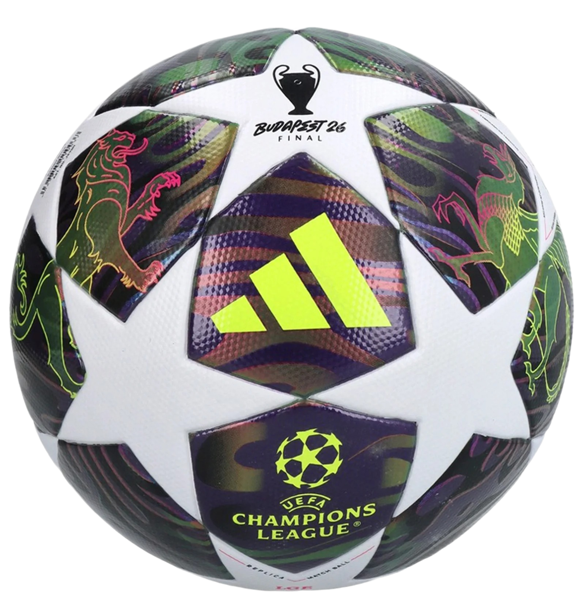 М'яч футбольний Adidas Ucl Lge Box F JX9101 5 Фіолетовий (4068815110037)фото