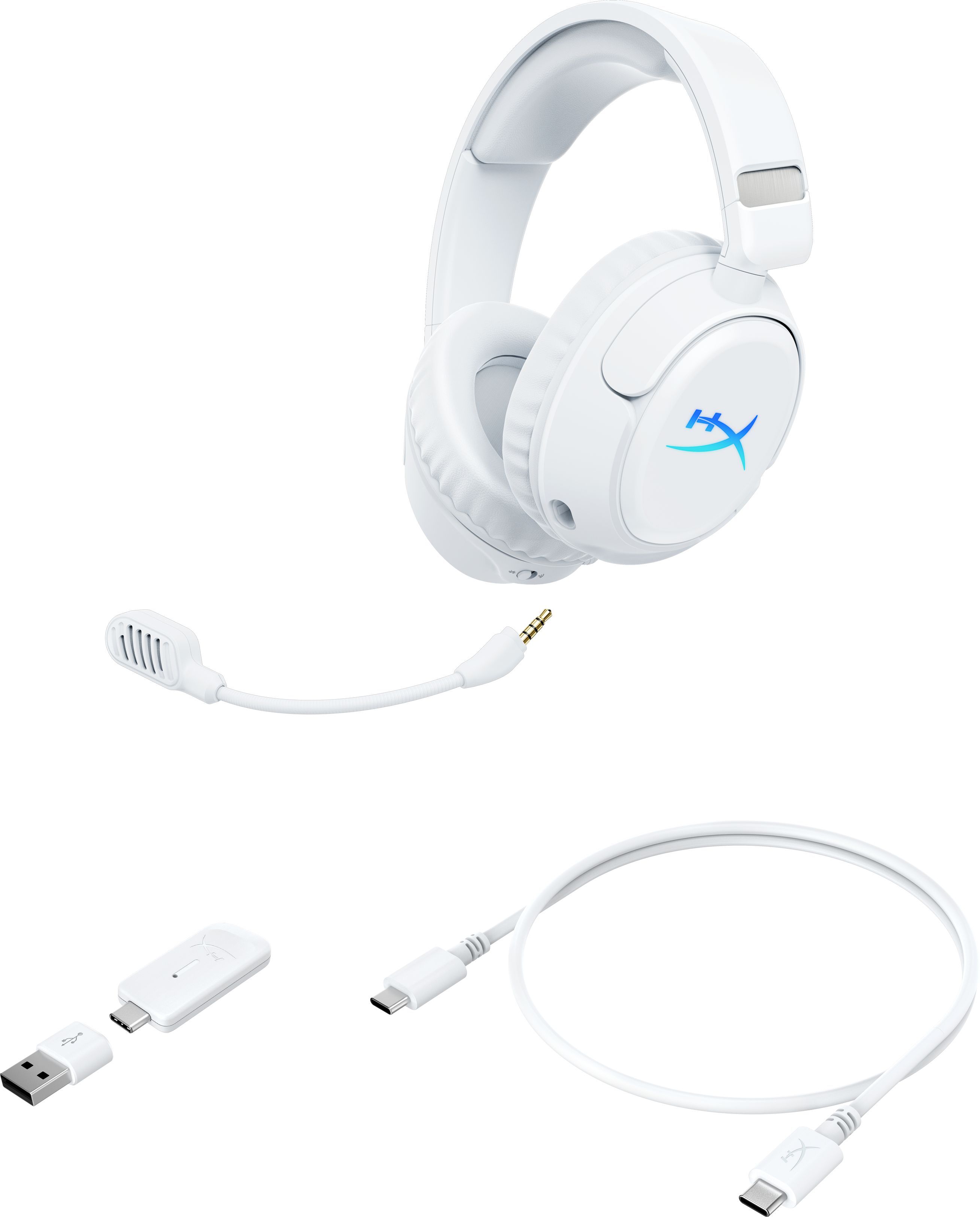 Игровая гарнитура HyperX Cloud Flight 2 Wireless White (B5VC5AA) фото 