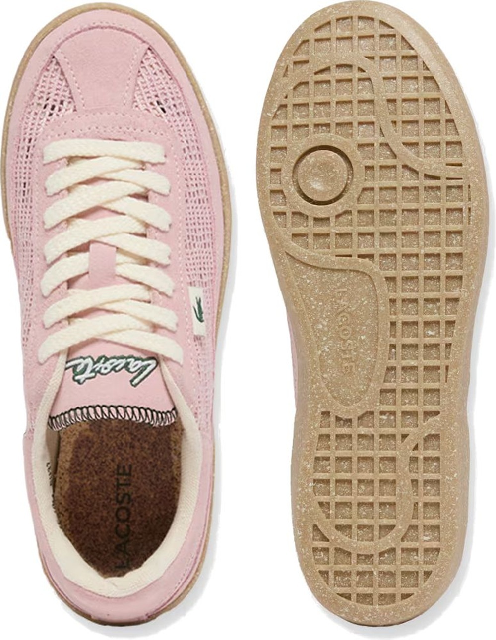 Кеды женские Lacoste Baseshot Lite 751SFA0090 40 (6,5 UK) бежевые фото 5