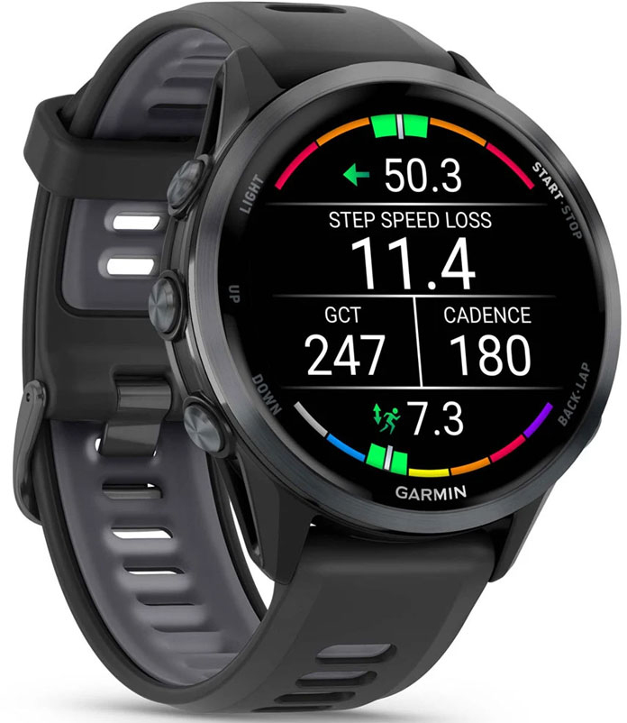 Смарт-часы Garmin Forerunner 970 Carbon Grey (010-02969-10) фото 