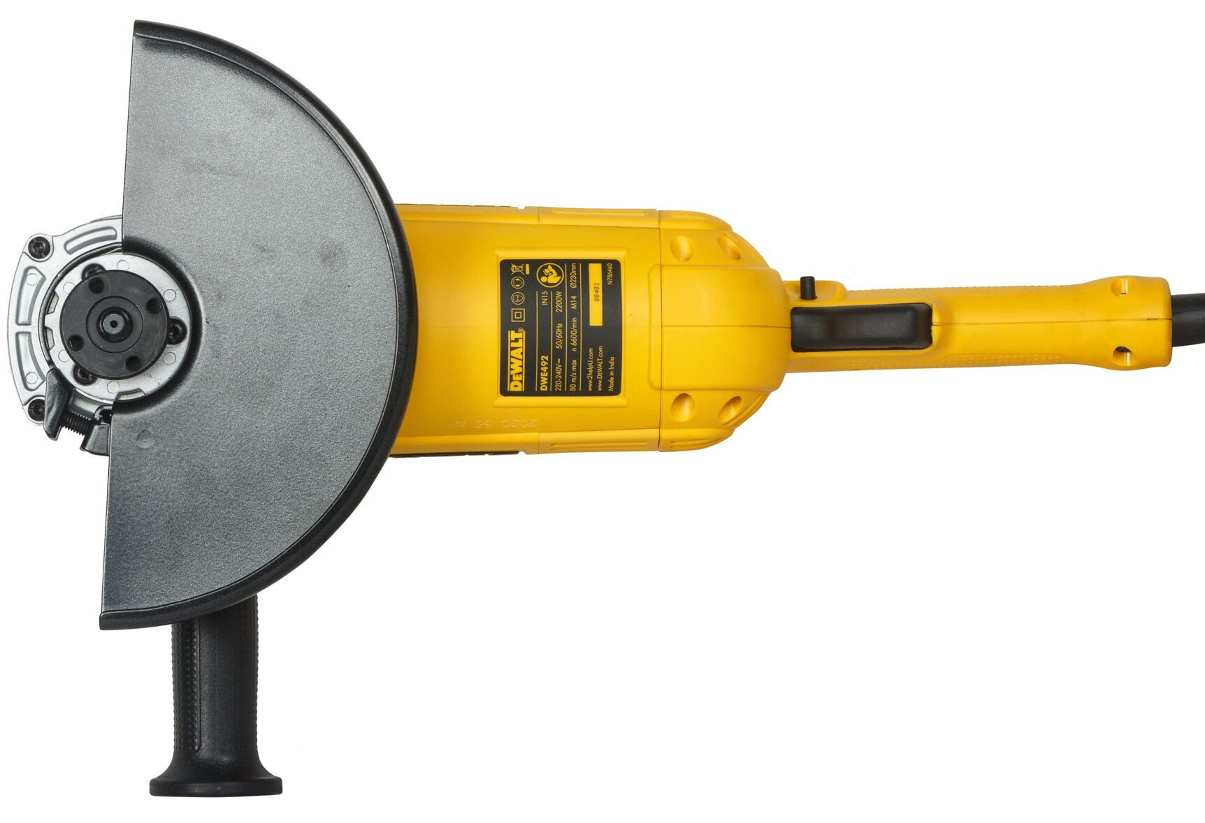 Шліфмашина кутова DeWalt 2200Вт (DWE492)фото