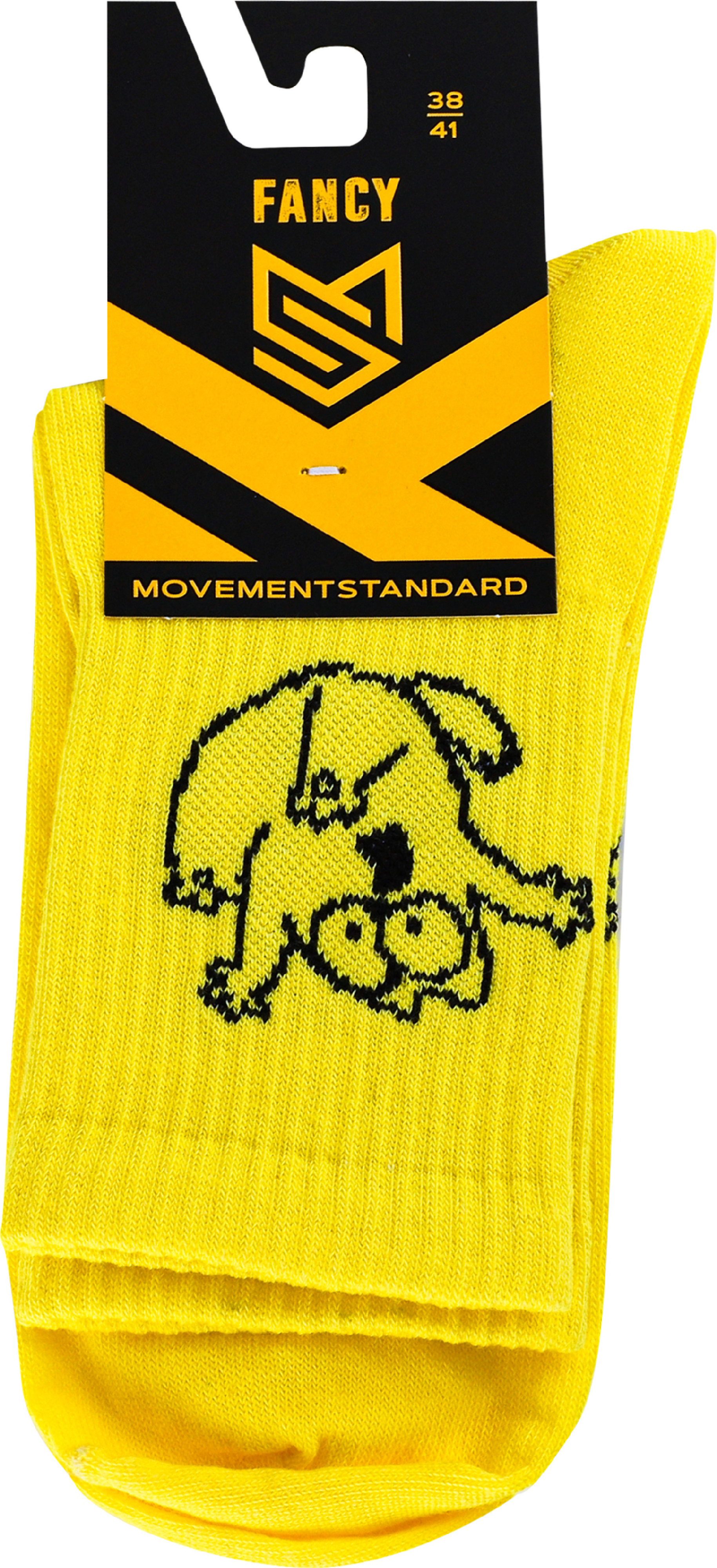 Шкарпетки MovementStandard MS M0303S 38-41 жовтіфото