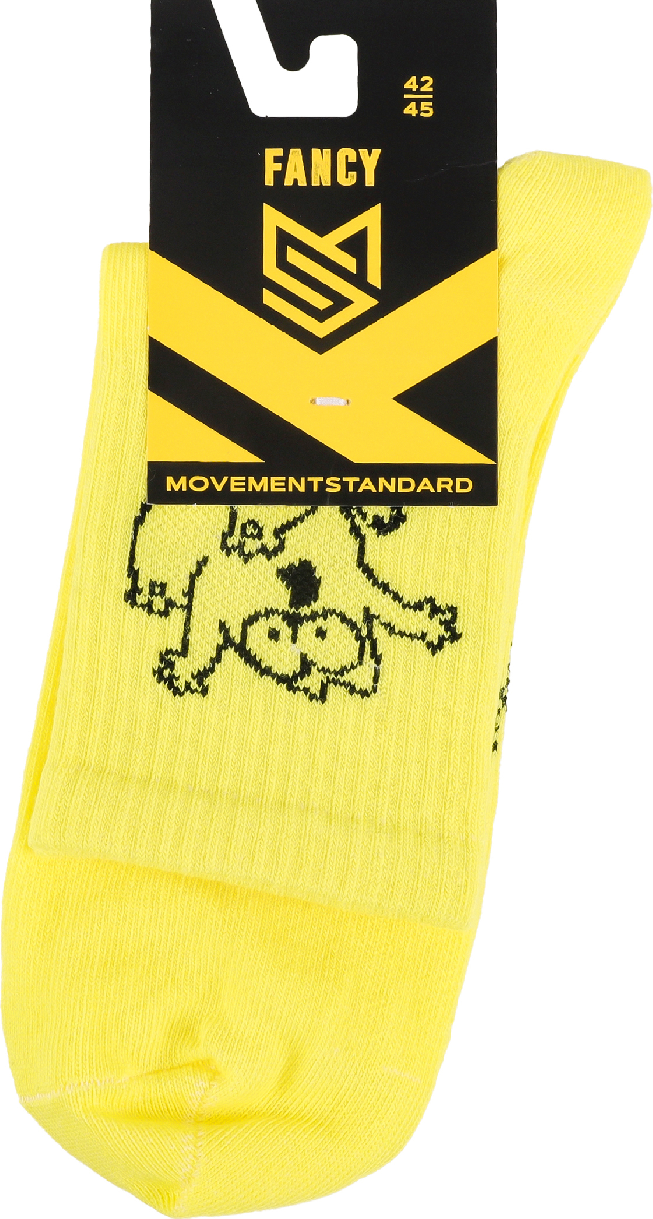 Шкарпетки MovementStandard MS M0303S 42-45 жовтіфото