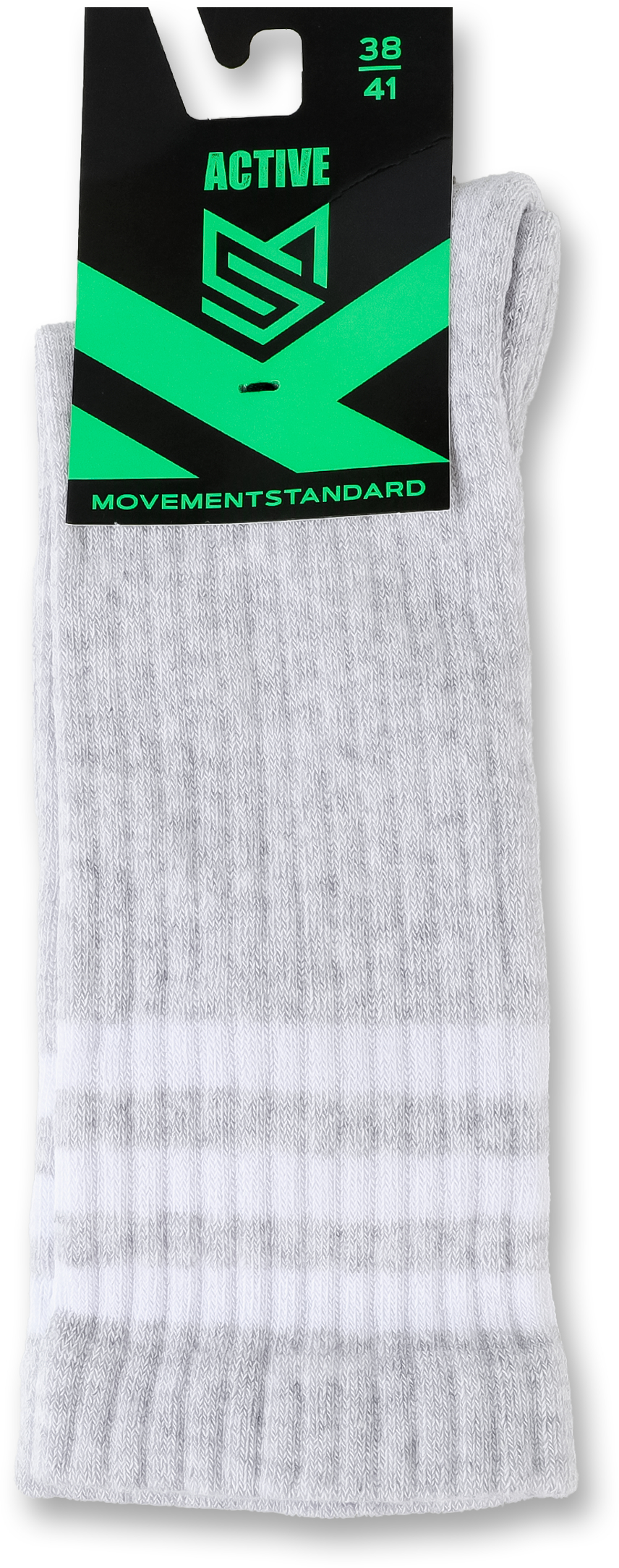 Носки MovementStandard MS M0350S 38-41 серые/белые фото4