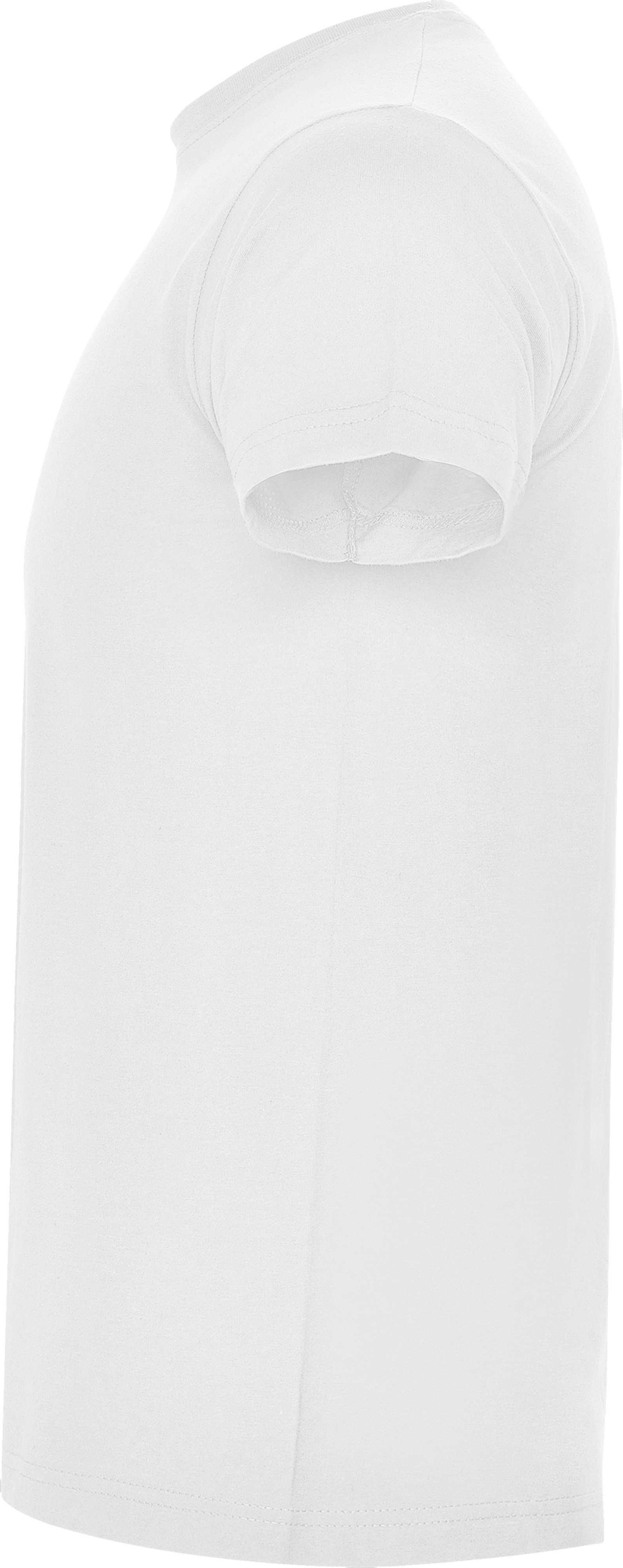 Футболка бавовняна чоловіча Roly Atomic CA6424001 L біла фото3