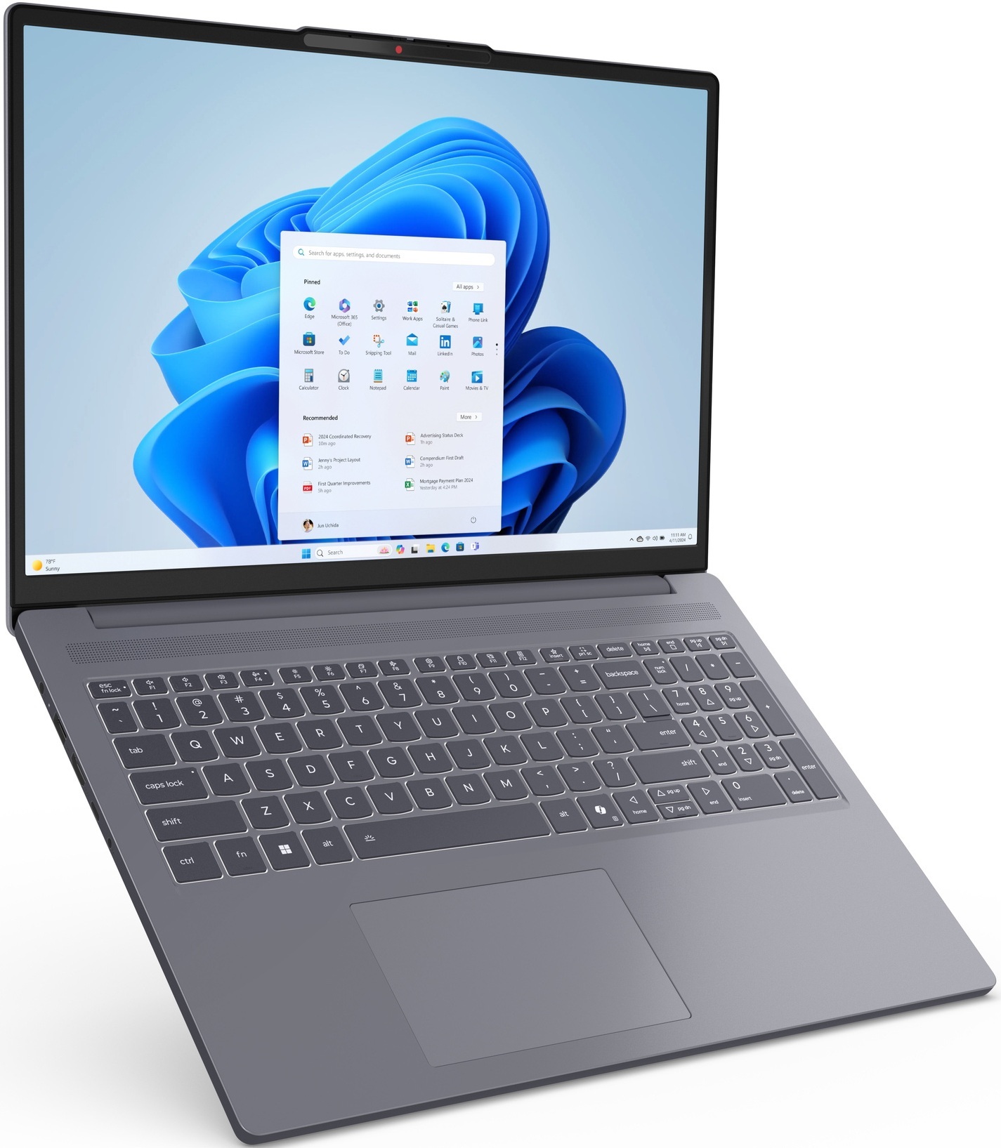 LENOVO IdeaPad Slim 3 16ARP10 Luna Grey (83K800E6RA) фото 7