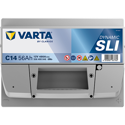 Акумулятор Varta Dynamic SLI 12В 56Аг 480А R+ (556400048)фото