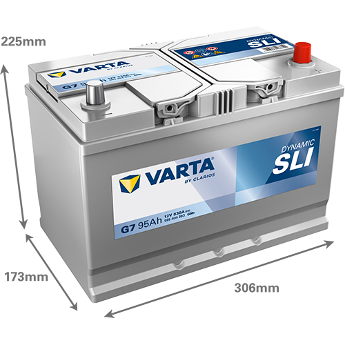 Аккумулятор Varta Dynamic SLI 12В 95Ач 830А R+ (595404083) фото 4