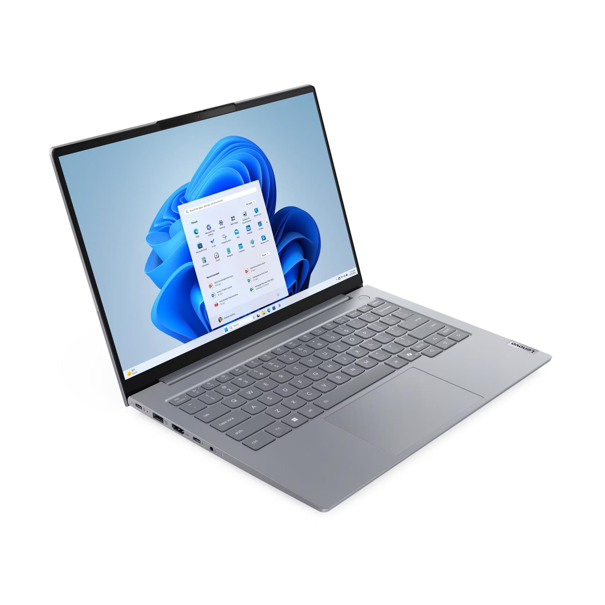Ноутбук LENOVO ThinkBook 14 G9 IRL Arctic Grey (21UY000RRA)фото
