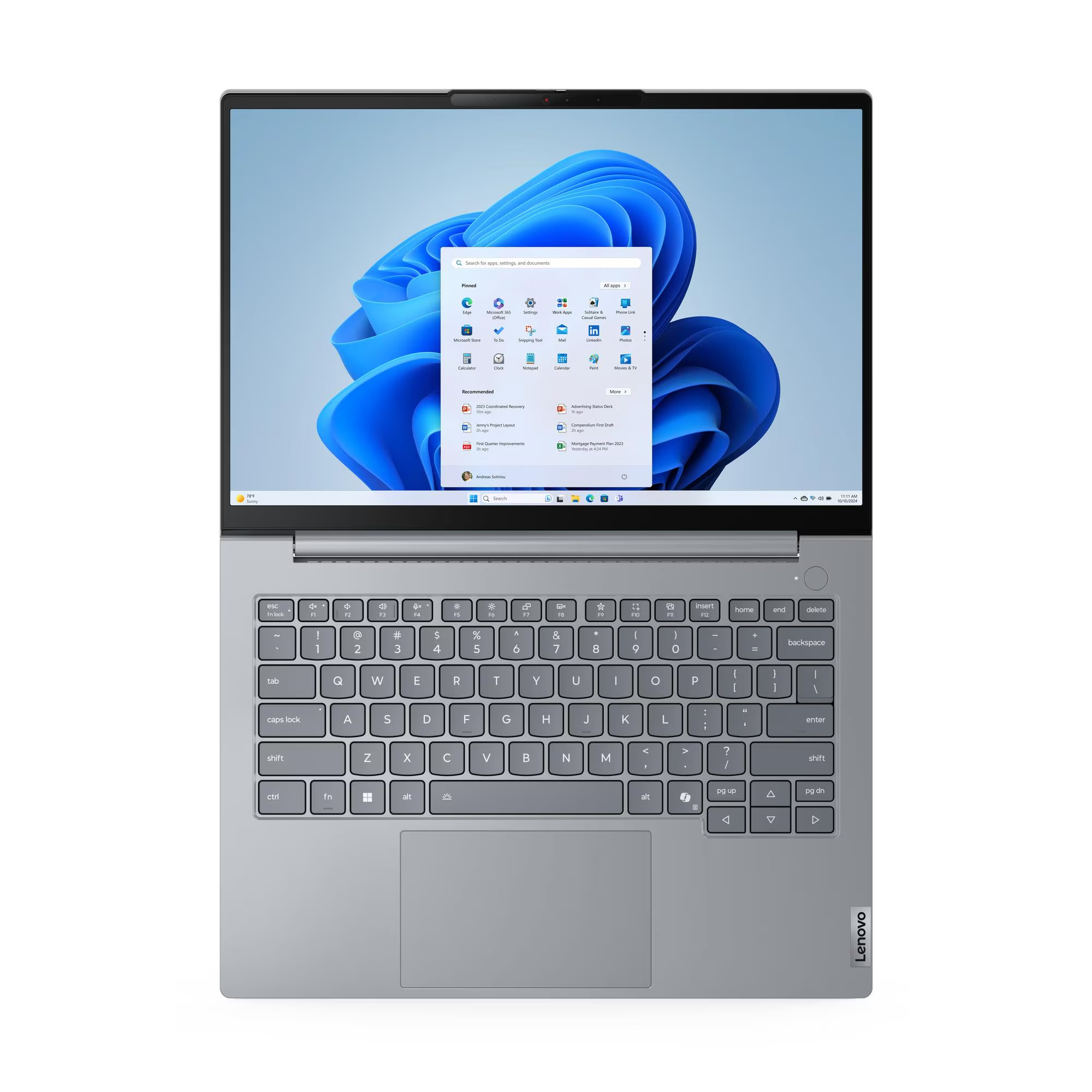 Ноутбук LENOVO ThinkBook 14 G9 IRL Arctic Grey (21UY000RRA)фото