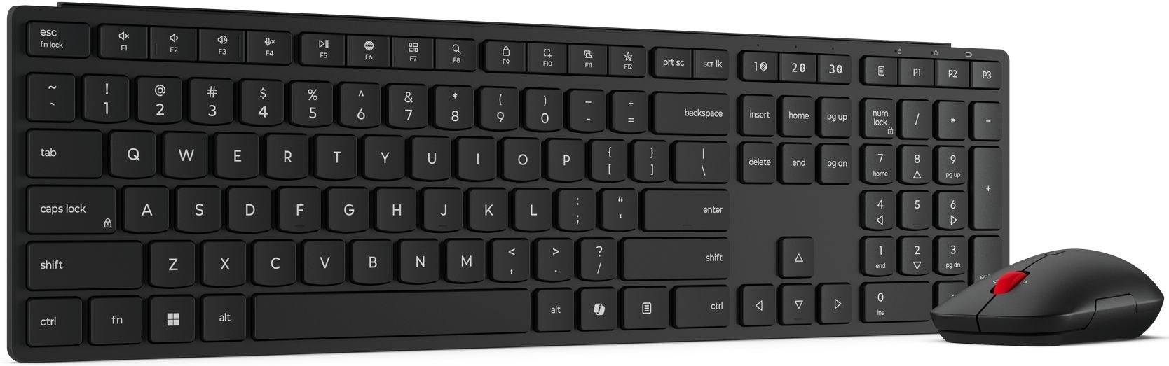 Комплект Lenovo Wireless Multi-Mode Pro Combo Keyboard and Mouse 6000 (4X31S04811) фото2