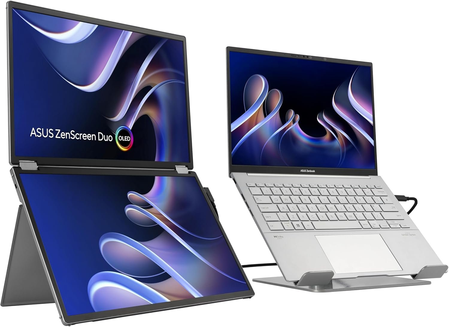 Монитор 14" ASUS ZenScreen DUO MQ149CD OLED (90LM0AKV-B01N70) фото 