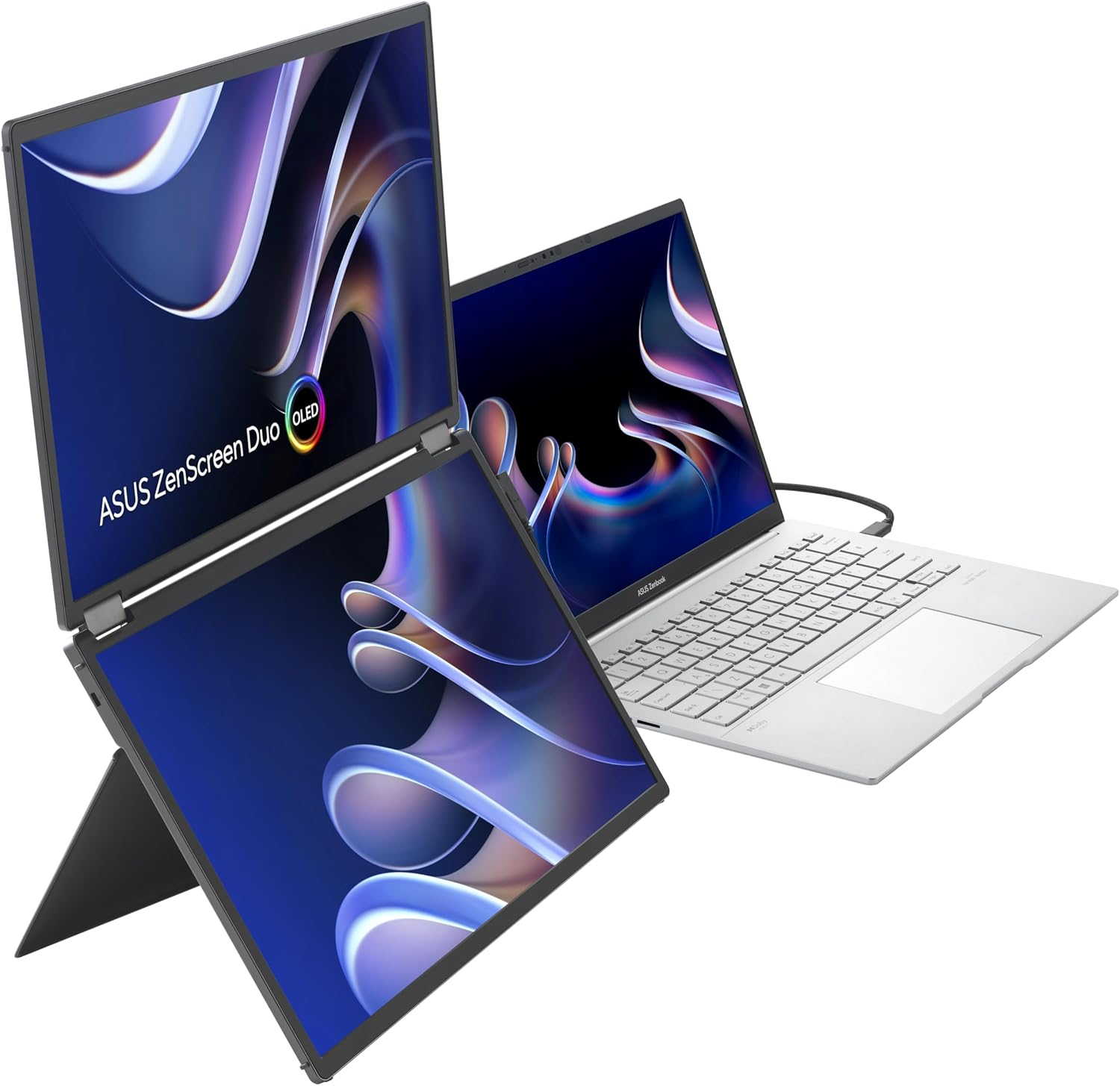 Монитор 14" ASUS ZenScreen DUO MQ149CD OLED (90LM0AKV-B01N70) фото 