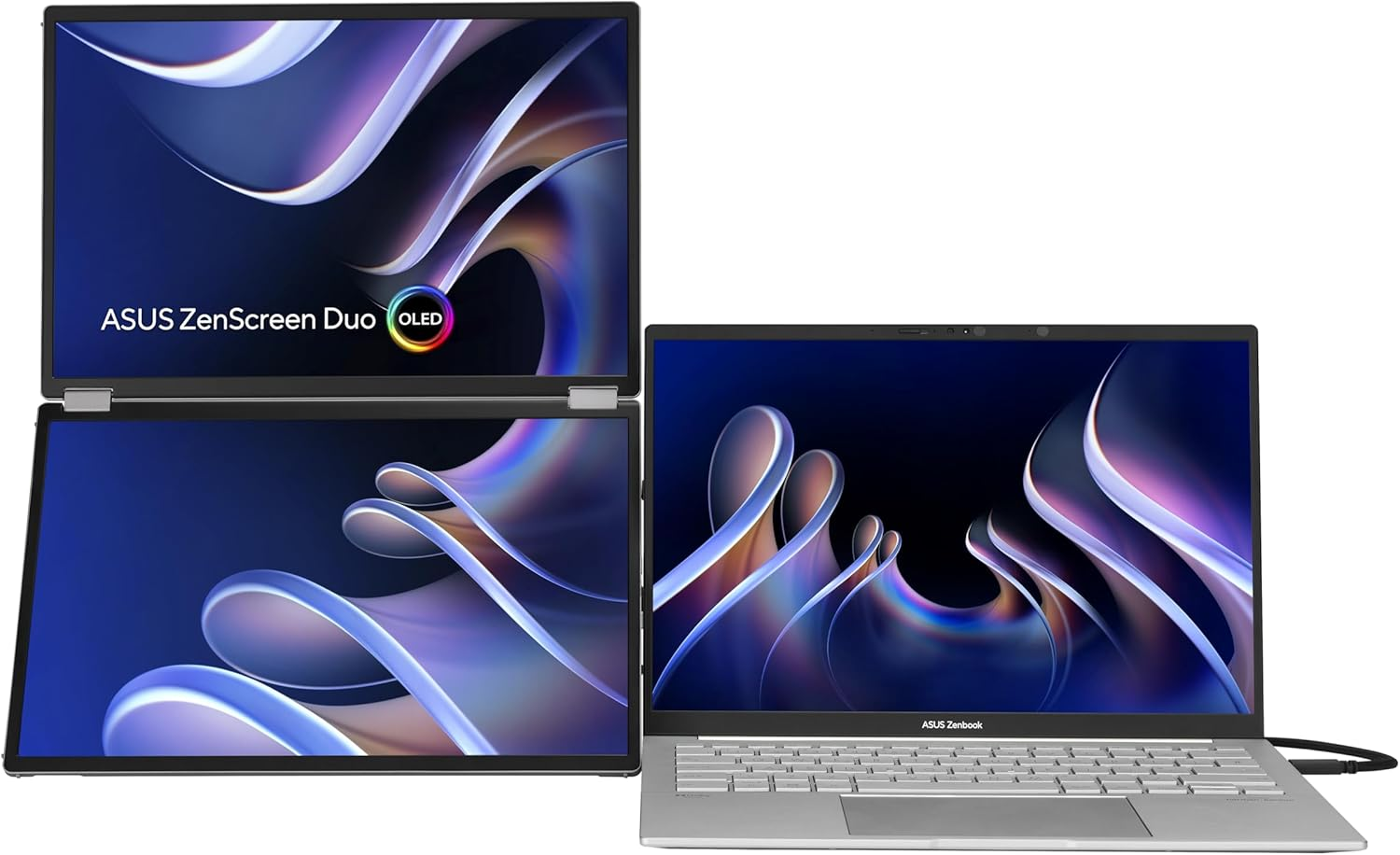 Монитор 14" ASUS ZenScreen DUO MQ149CD OLED (90LM0AKV-B01N70) фото 