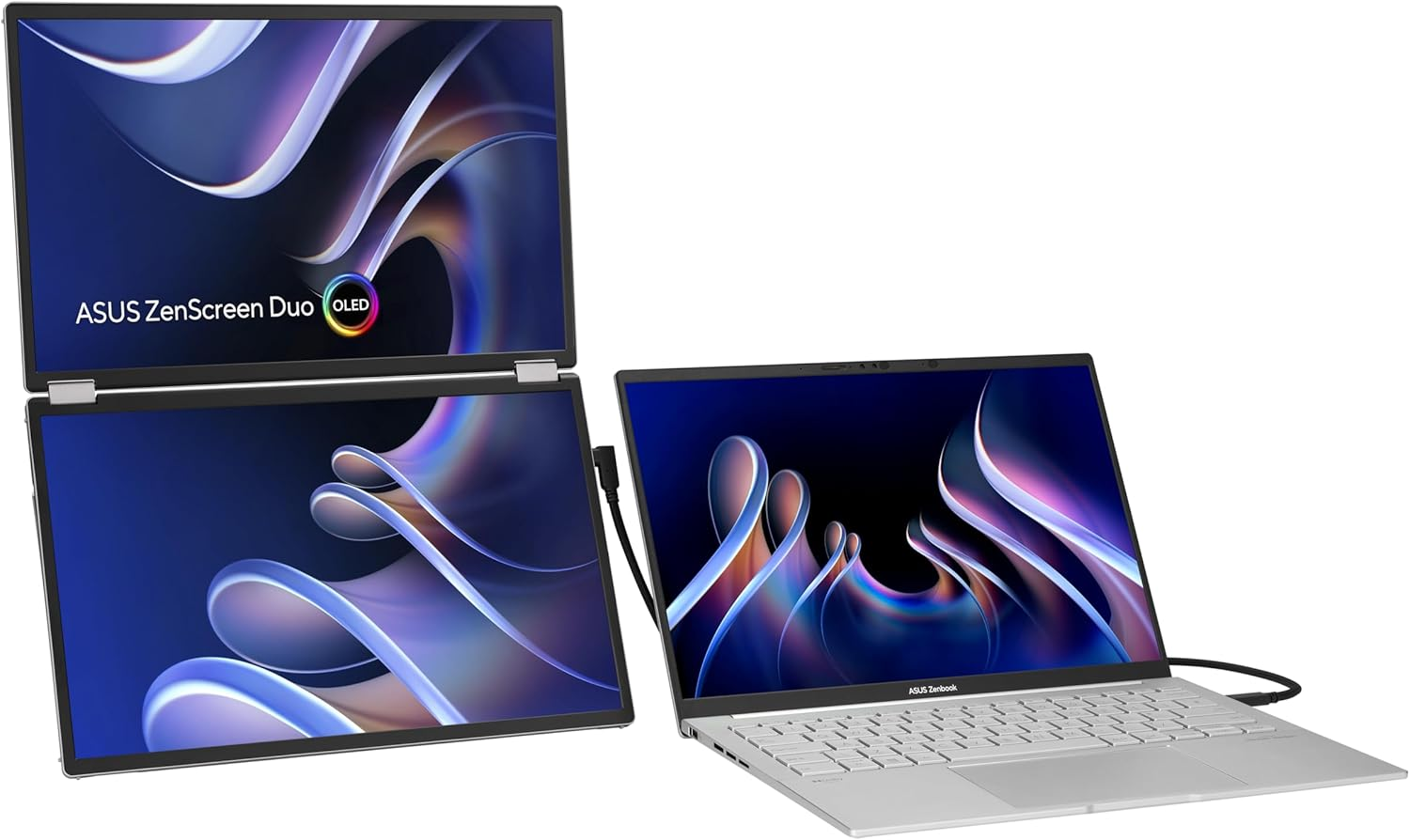 Монитор 14" ASUS ZenScreen DUO MQ149CD OLED (90LM0AKV-B01N70) фото 