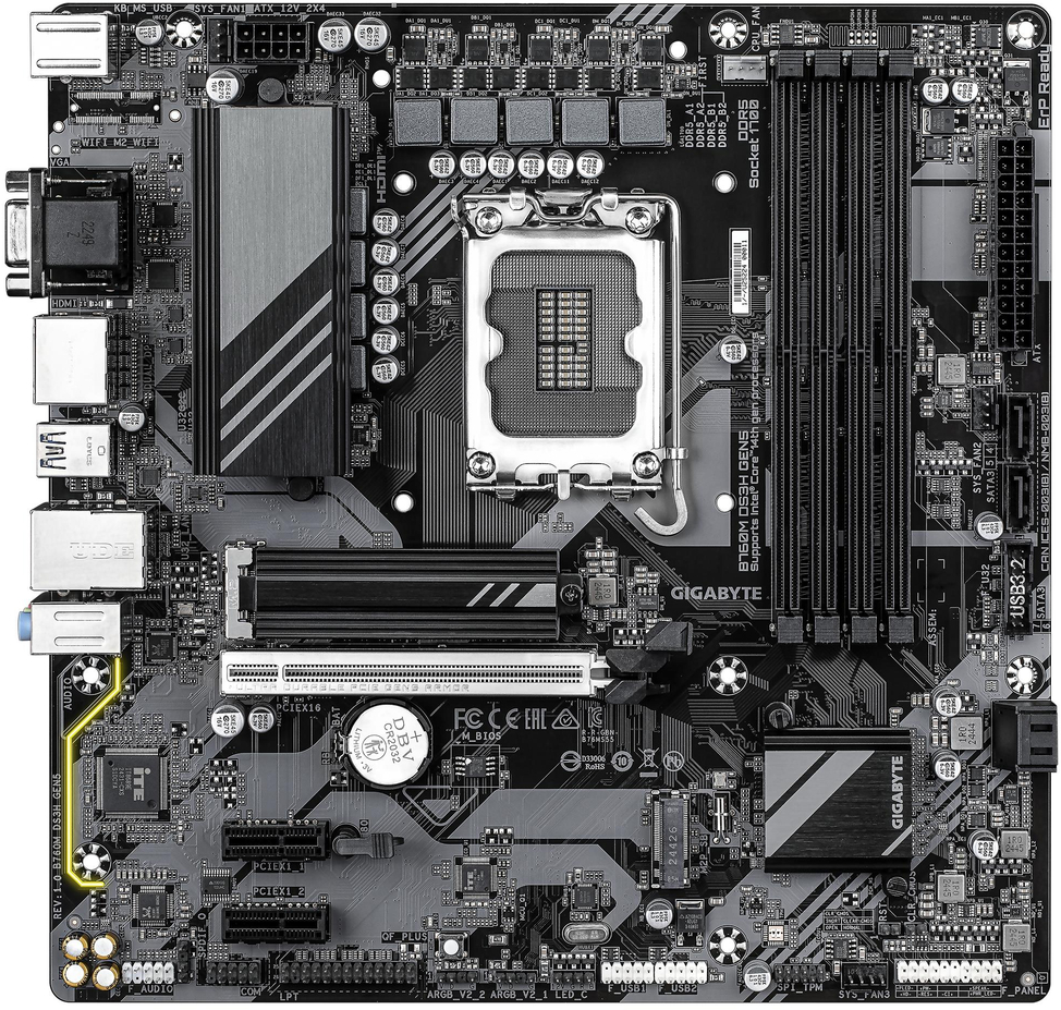 Материнская плата GIGABYTE B760M DS3H GEN5 (B760M DS3H GEN5) фото2