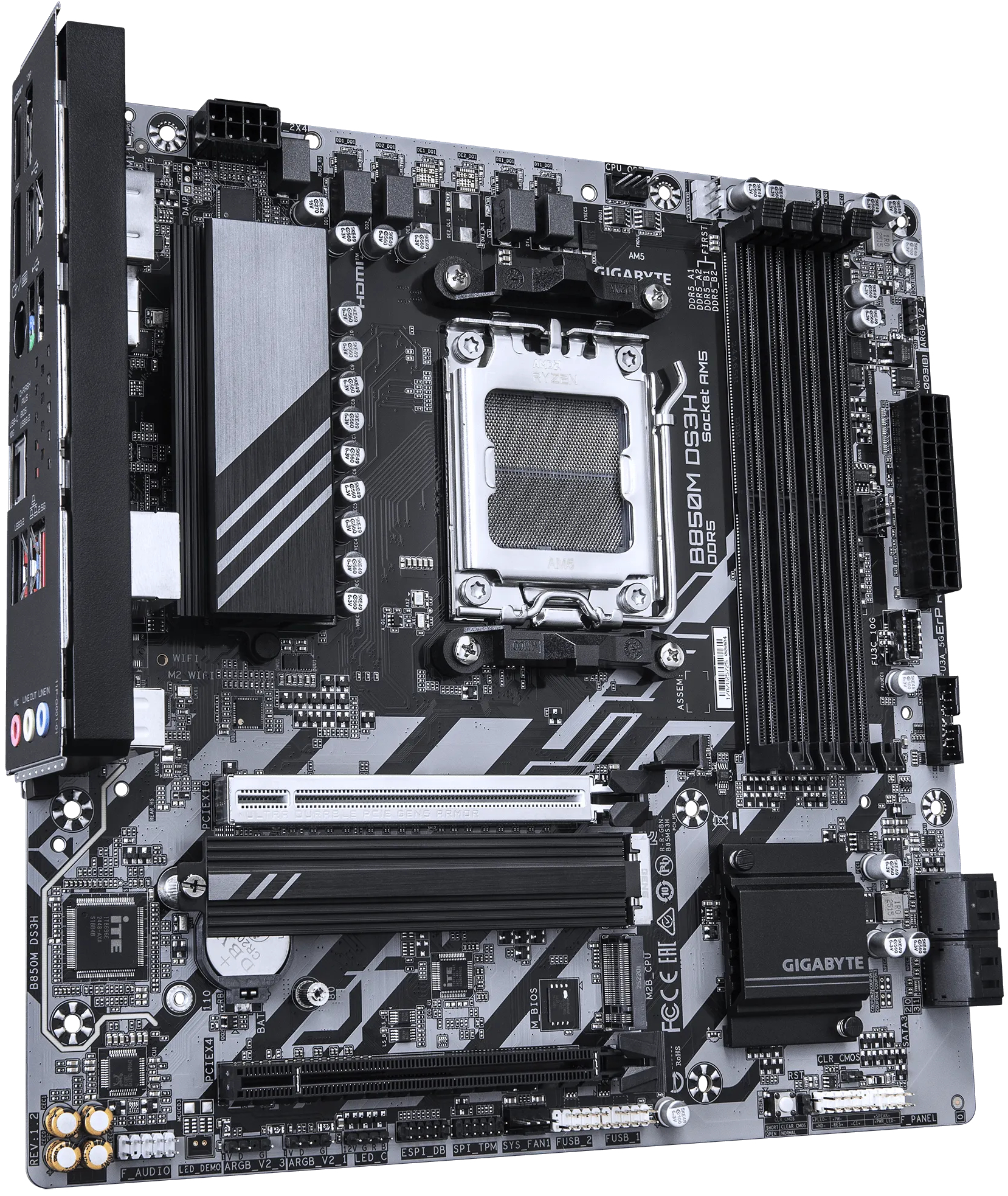 Материнська плата GIGABYTE B850M DS3H 1.2 ( B850M DS3H 1.2)фото4