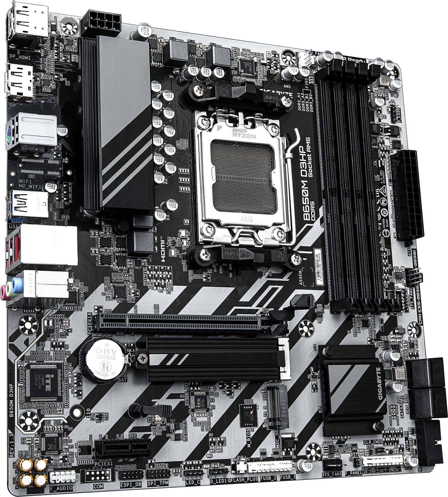 Материнская плата GIGABYTE B650M D3HP 1.3 (B650M D3HP 1.3) фото3