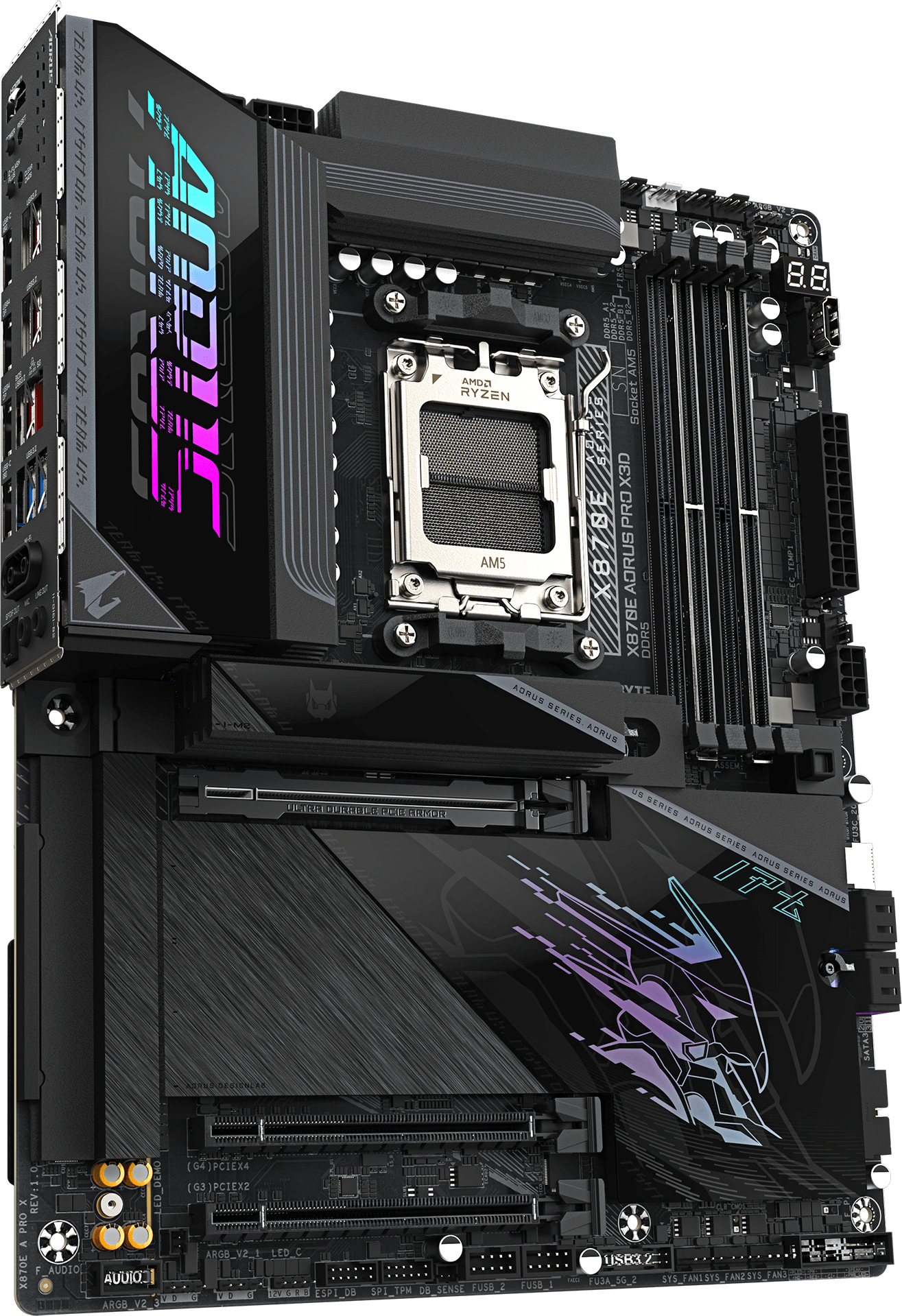 Материнская плата GIGABYTE X870E AORUS PRO X3D (X870E A PRO X) фото 3