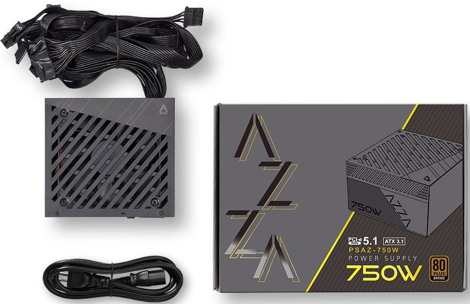 Блок живлення AZZA 750W PSAZ-750W(ATX3.1) (PSAZ-750W(ATX3.1))фото