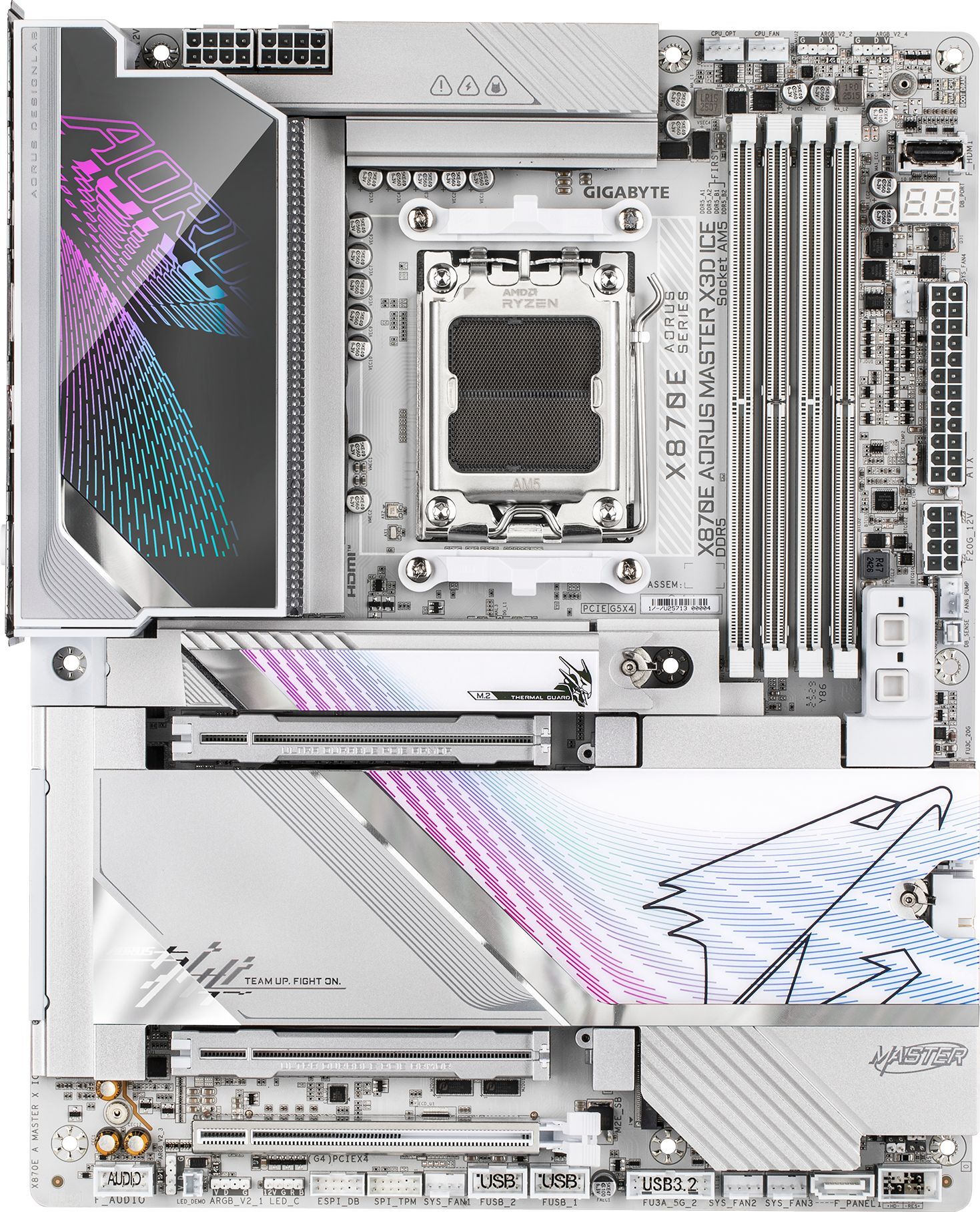 Материнская плата GIGABYTE X870E AORUS MASTER X3D ICE (X870E A MASTER X ICE) фото 2