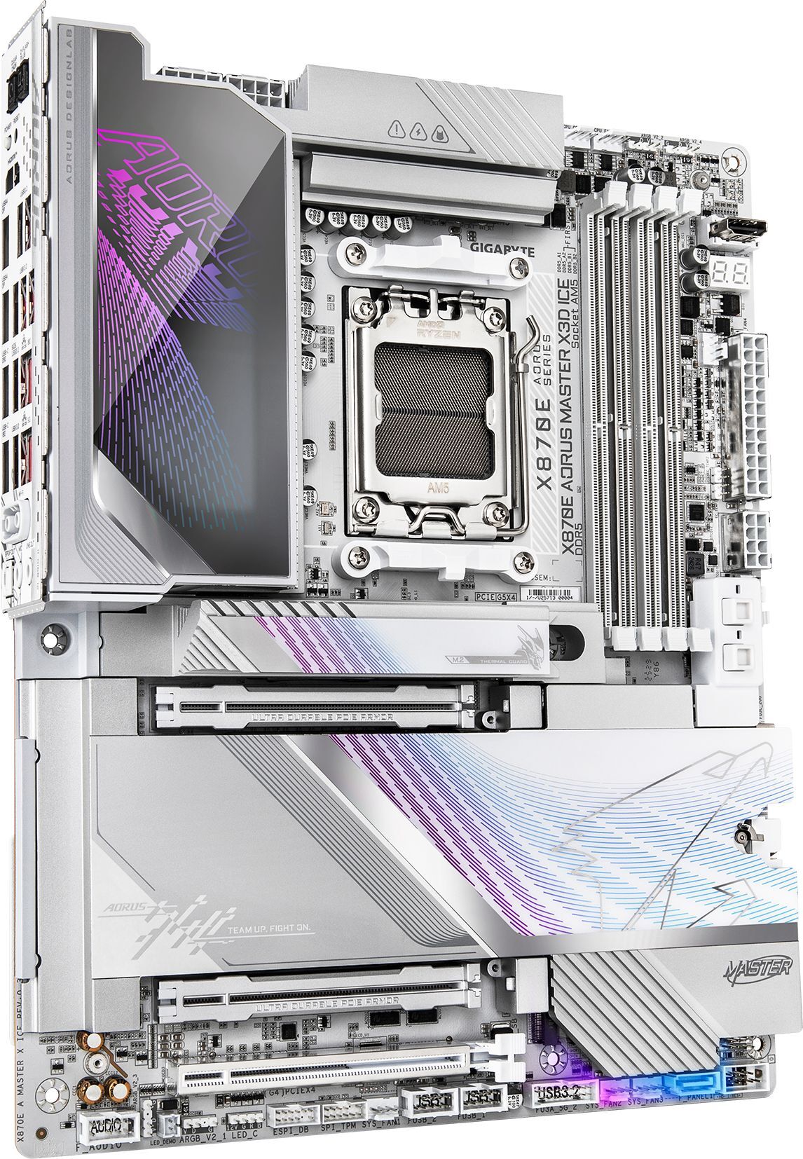 Материнская плата GIGABYTE X870E AORUS MASTER X3D ICE (X870E A MASTER X ICE) фото 3