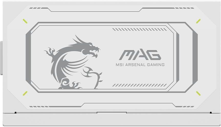 Блок питания MSI 1000W MAG A1000GL PCIE5 WHITE (MAG A1000GL PCIE5 WHITE) фото 