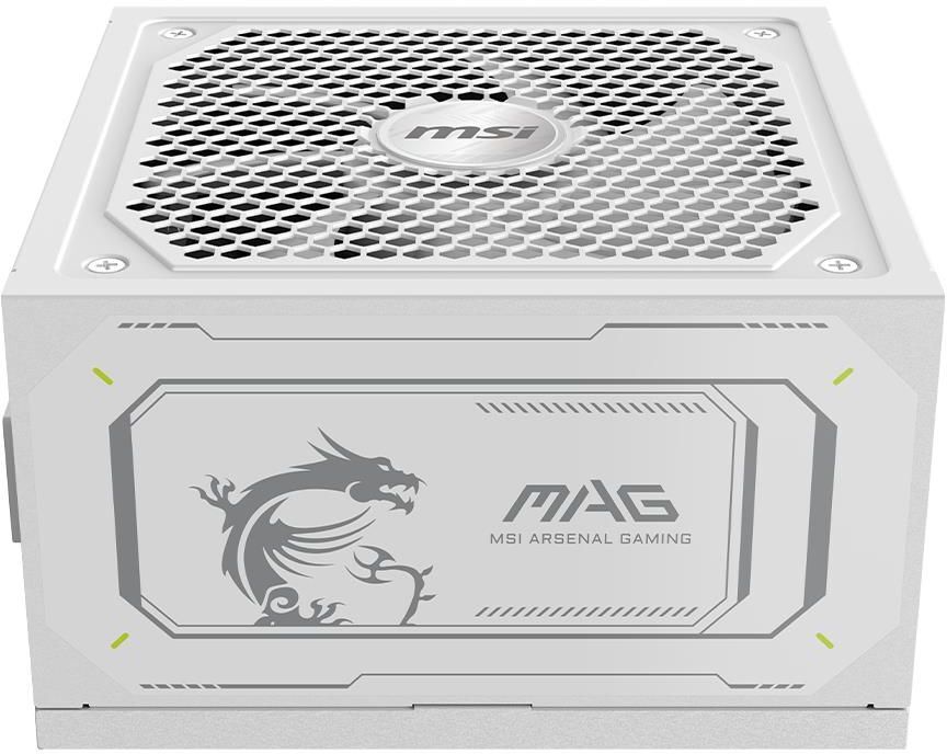 Блок питания MSI 1000W MAG A1000GL PCIE5 WHITE (MAG A1000GL PCIE5 WHITE) фото 