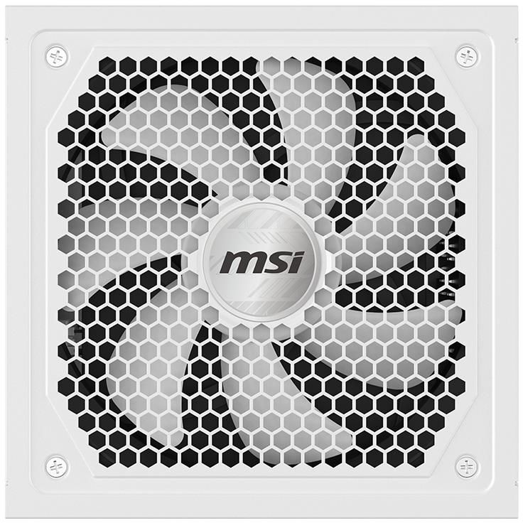 Блок питания MSI 1000W MAG A1000GL PCIE5 WHITE (MAG A1000GL PCIE5 WHITE) фото 