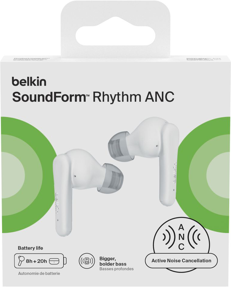 Наушники Belkin Soundform Rhythm True Wireless ANC White (AUC015HQWH) фото 7