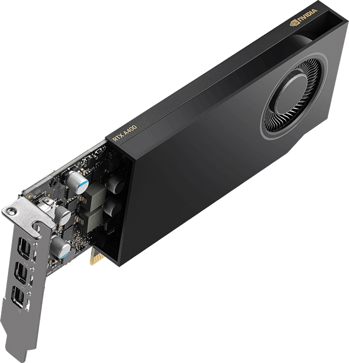 Видеокарта PNY PRO PCIE8 RTX A400 4GB 64B (VCNRTXA400-SB) фото 5